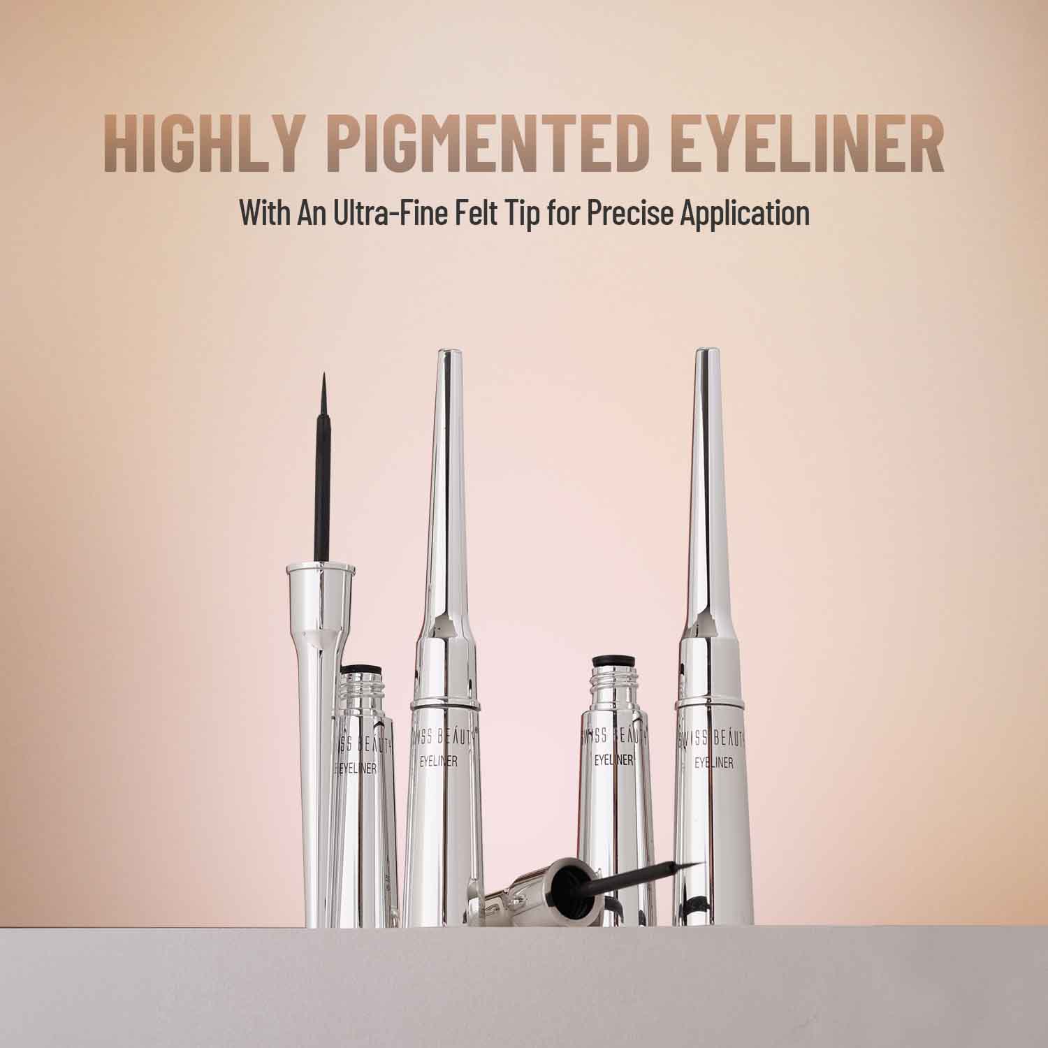Swiss Beauty Quick dry liquid Eyeliner - Black