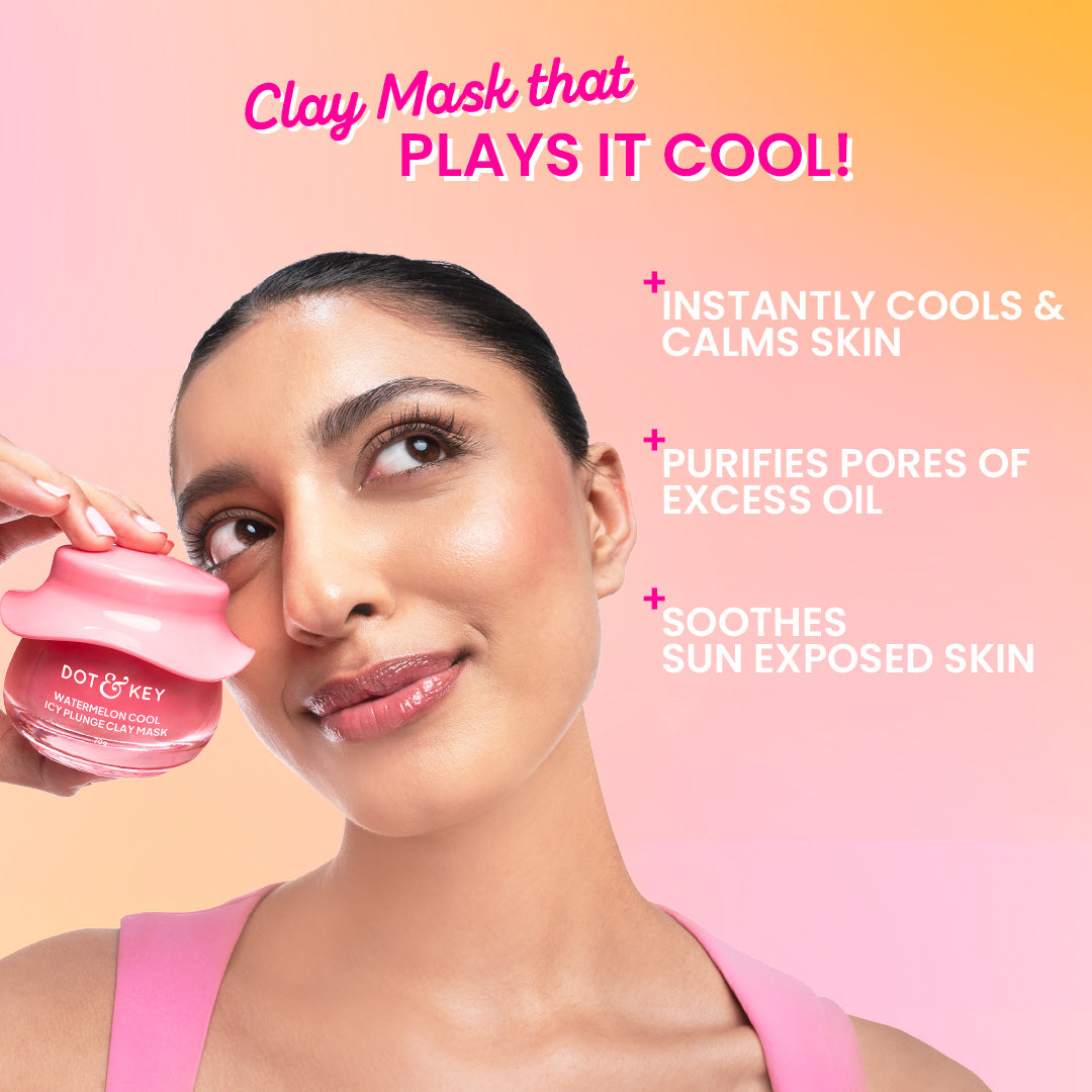 Dot & Key Watermelon Cool Icy Plunge Clay Mask - 70g
