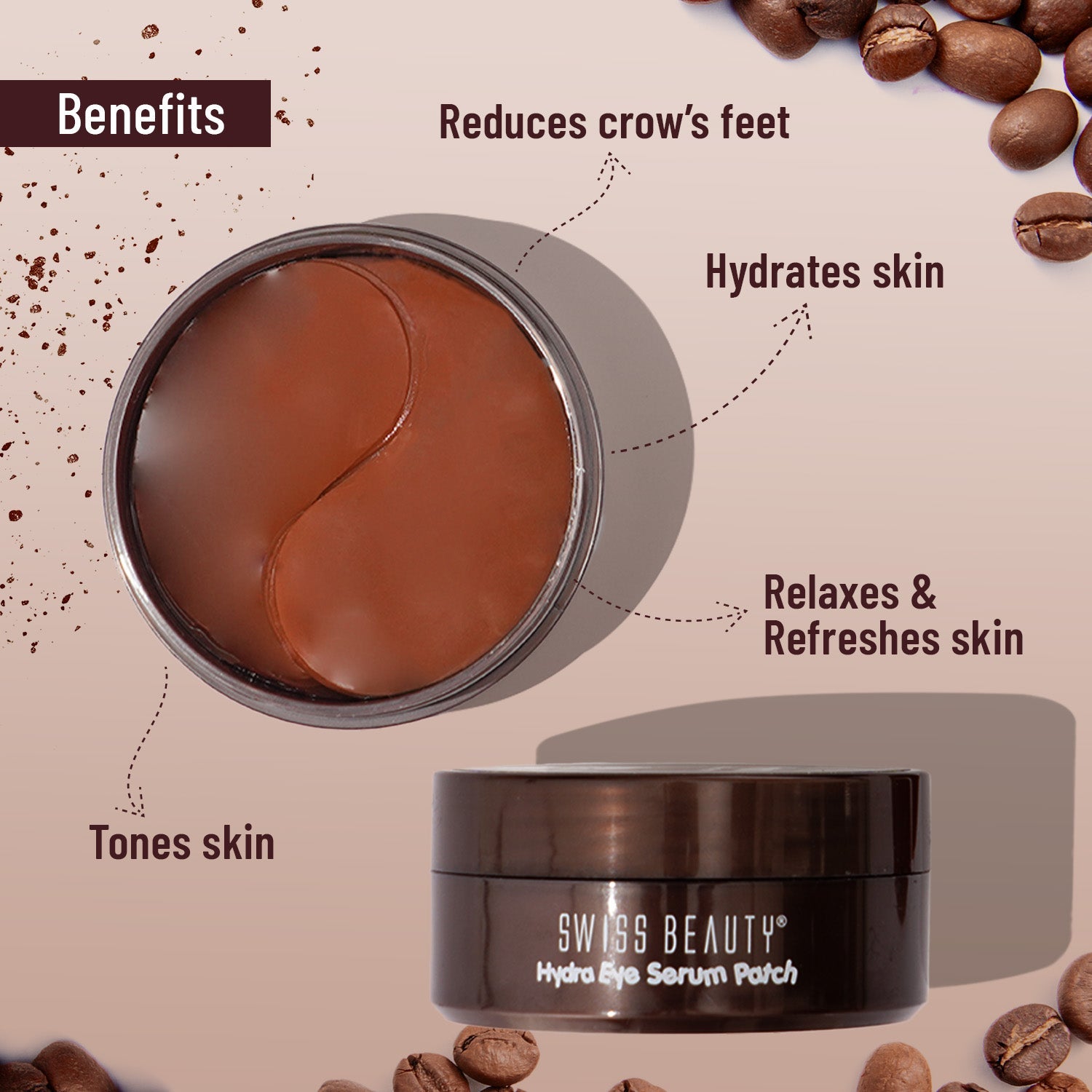 Swiss Beauty Hydra Eye Serum Patch with Aloe Vera