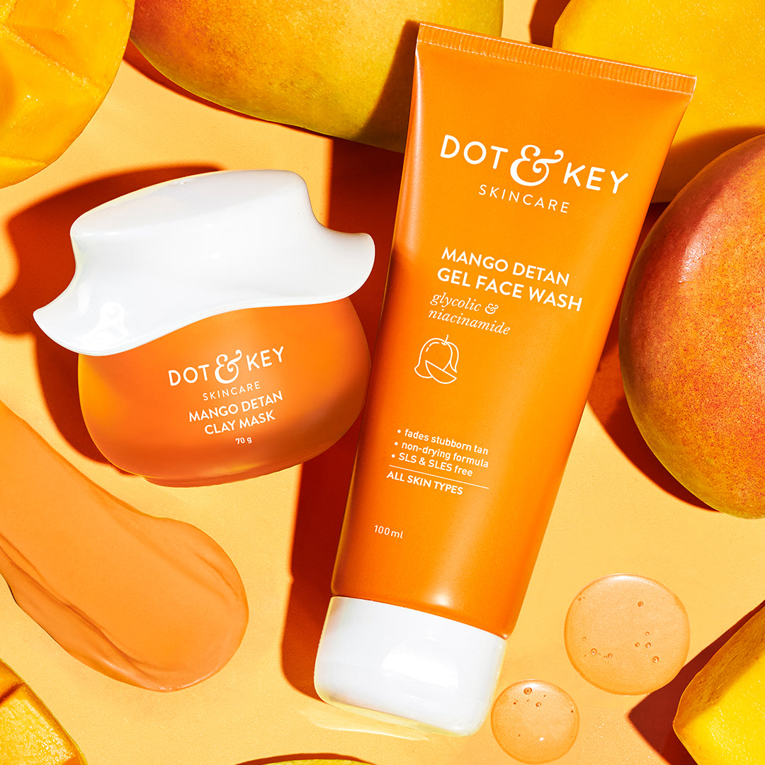 Dot & Key Mango + Glycolic Detan Combo - 120ml