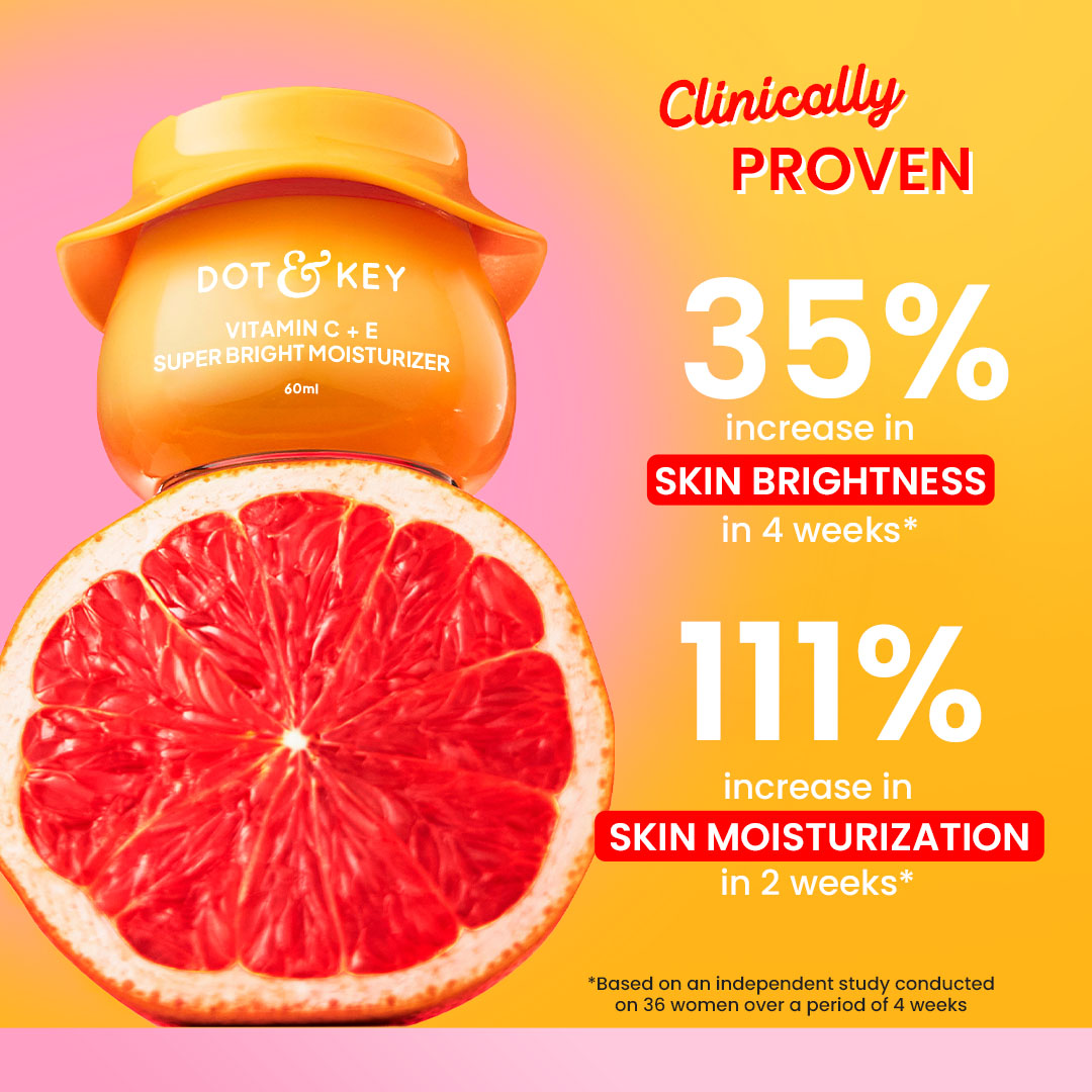 Dot & Key Vitamin C + E Moisturizer, Pack of 2 - 120ml