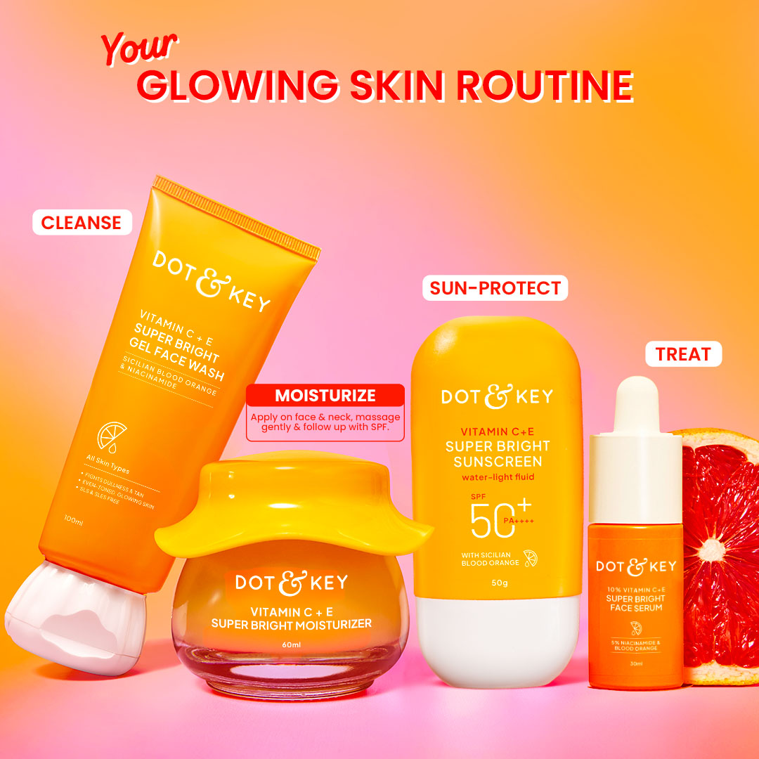 Dot & Key Vitamin C + E Moisturizer, Pack of 2 - 120ml