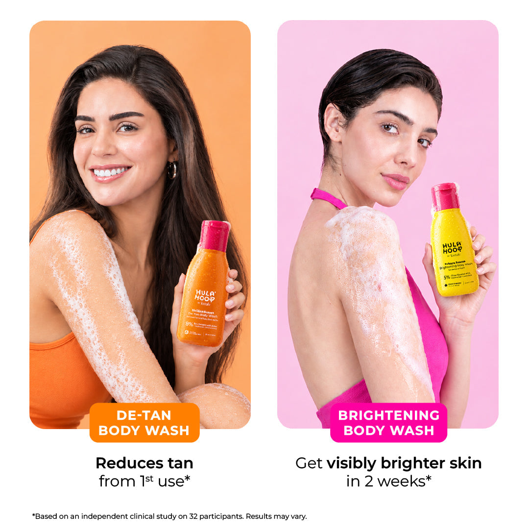 Foxtale Hula Hoop De-tan & Brighten Body Wash Mini Kit