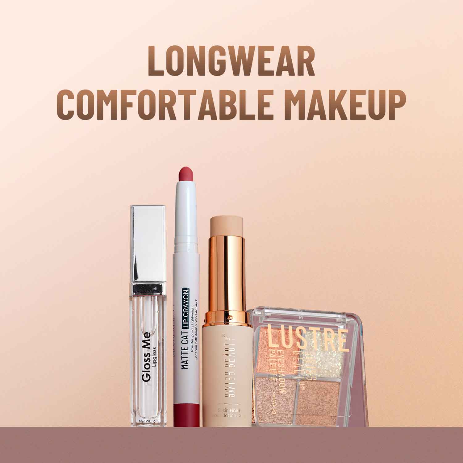 Swiss Beauty Gloss Me Lip Gloss - Transparent-1