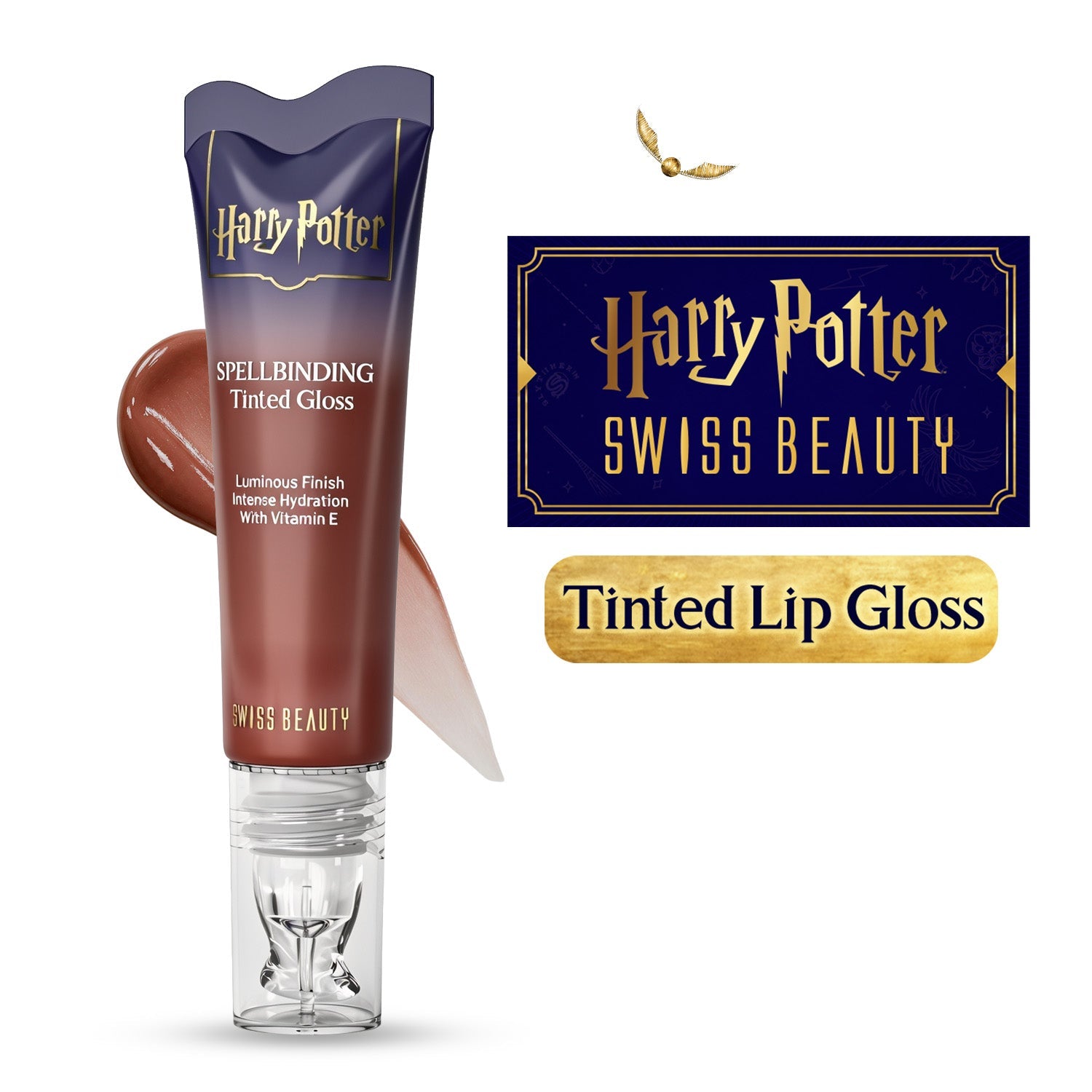 Swiss Beauty Bombarda Toffee Brown - Spellbinding Tinted Gloss - HP