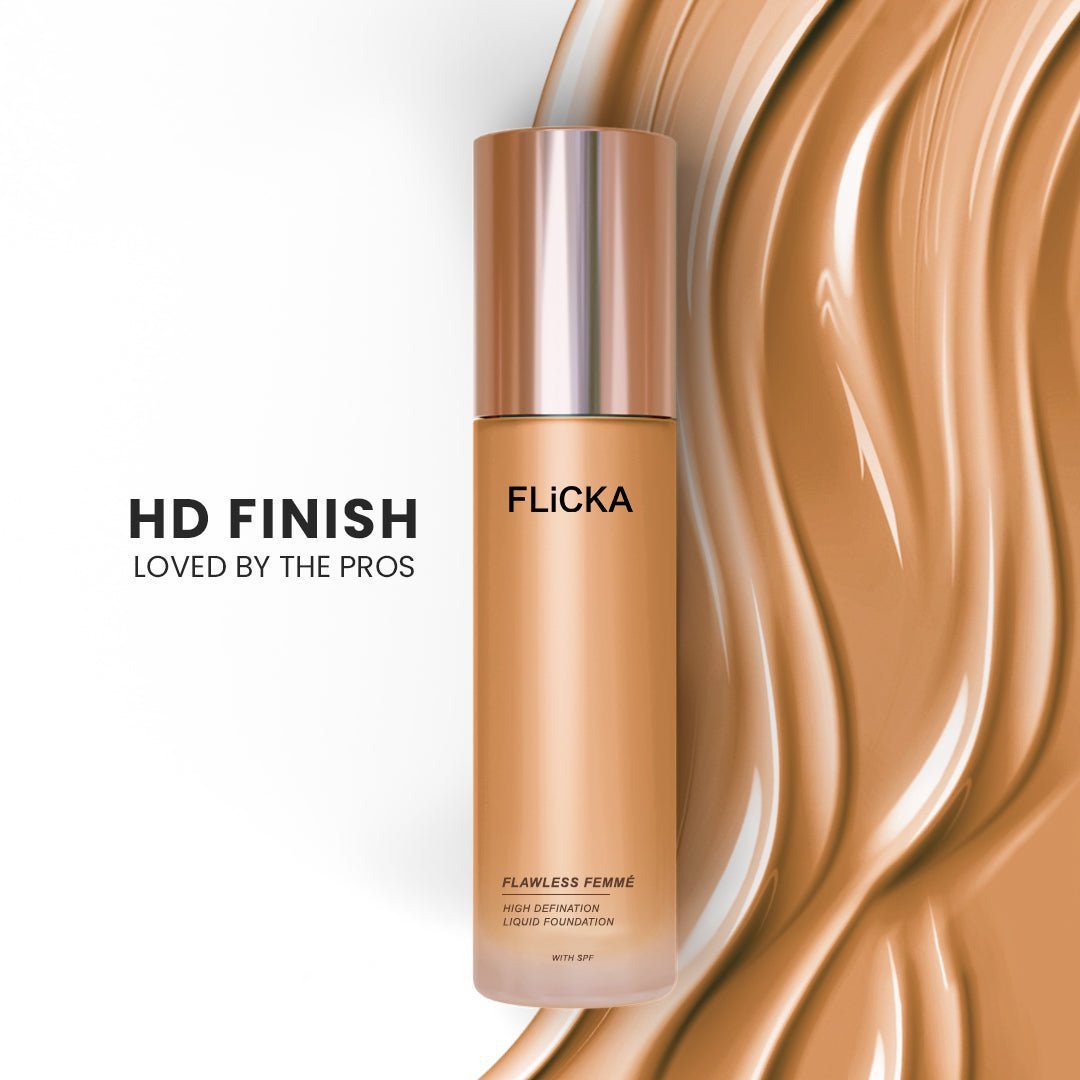 Flicka Cosmetics 08Coffee - Flawless Femme Hd Liquid Foundation