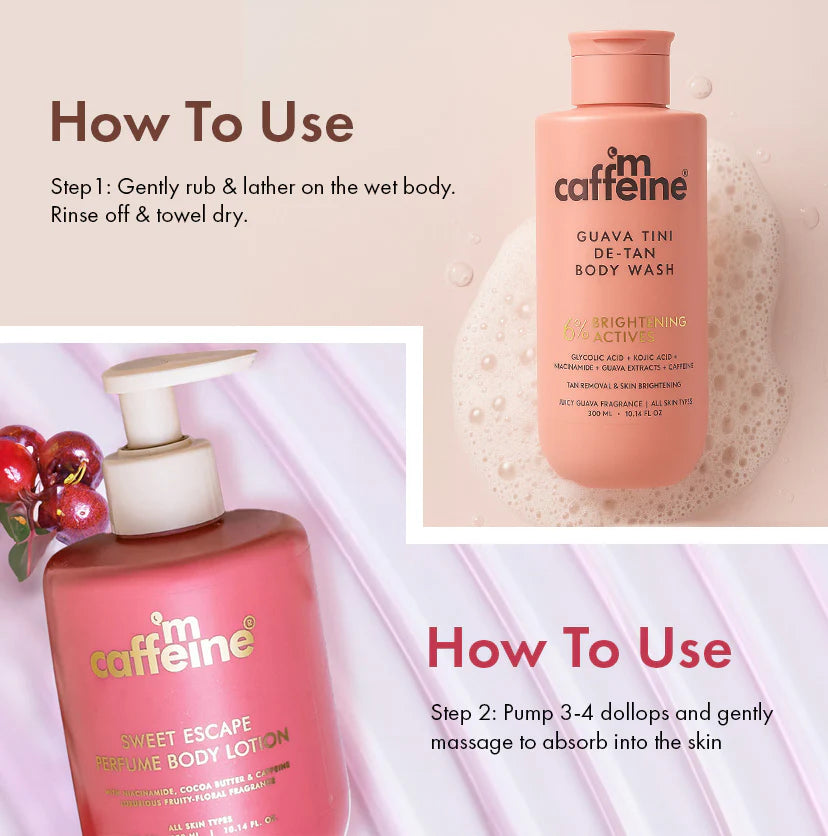 mCaffeine Pink Glow Set
