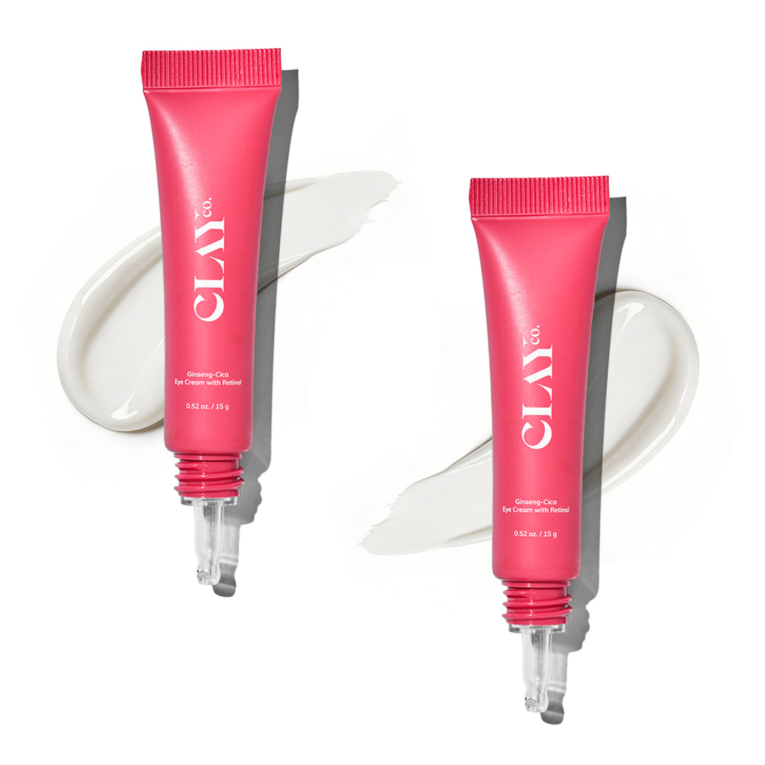 Clayco Ginseng Cica Eye Cream with 0.15% Retinal (15g x 2)