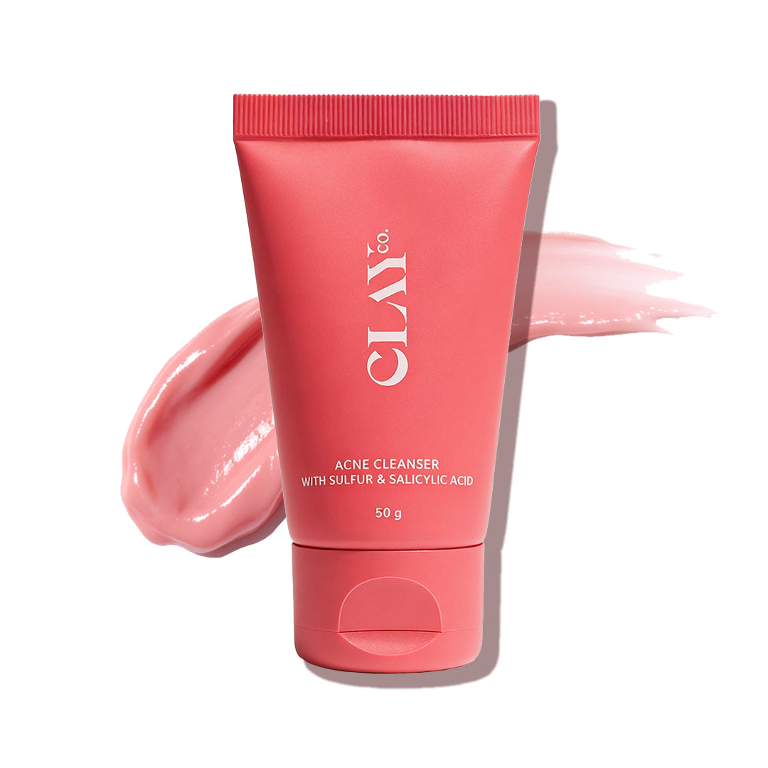 ClayCo Acne Face Wash with 2% Sulfur & Salicylic Acid - 50g