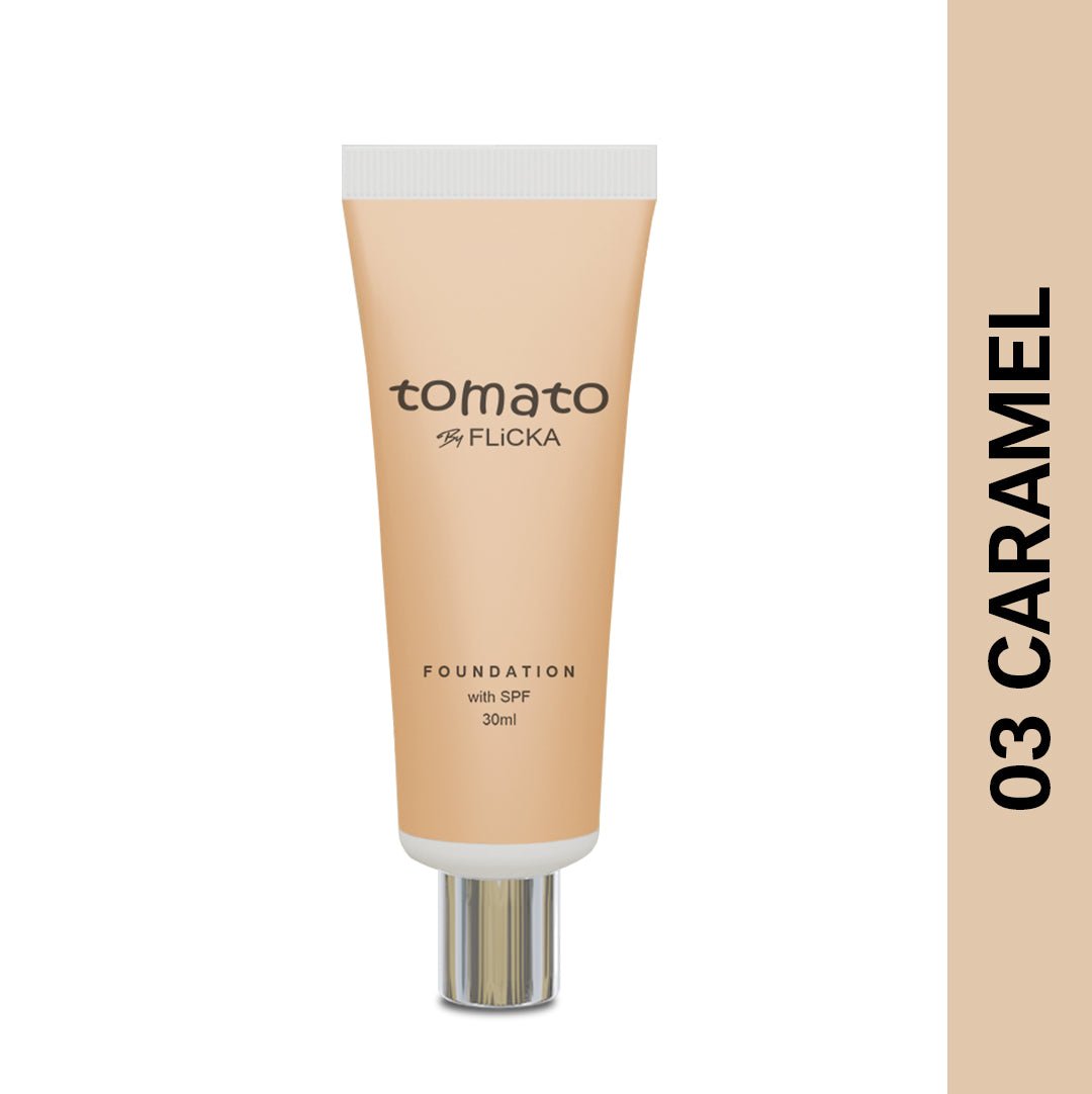 Flicka Cosmetics 03Caramel - Tomato Foundation