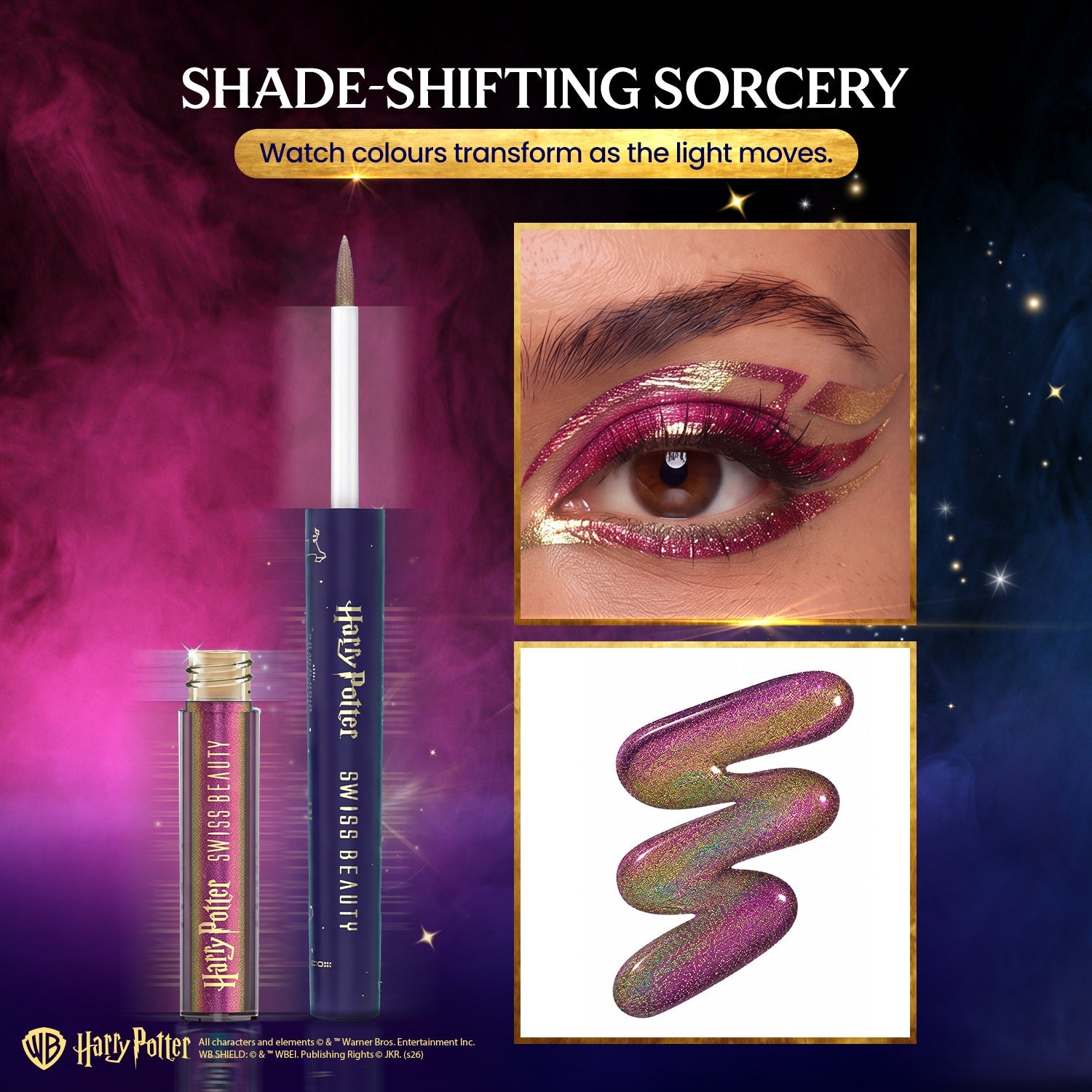 Swiss Beauty Herbology Green - Classy Multichrome Eyeliner - HP