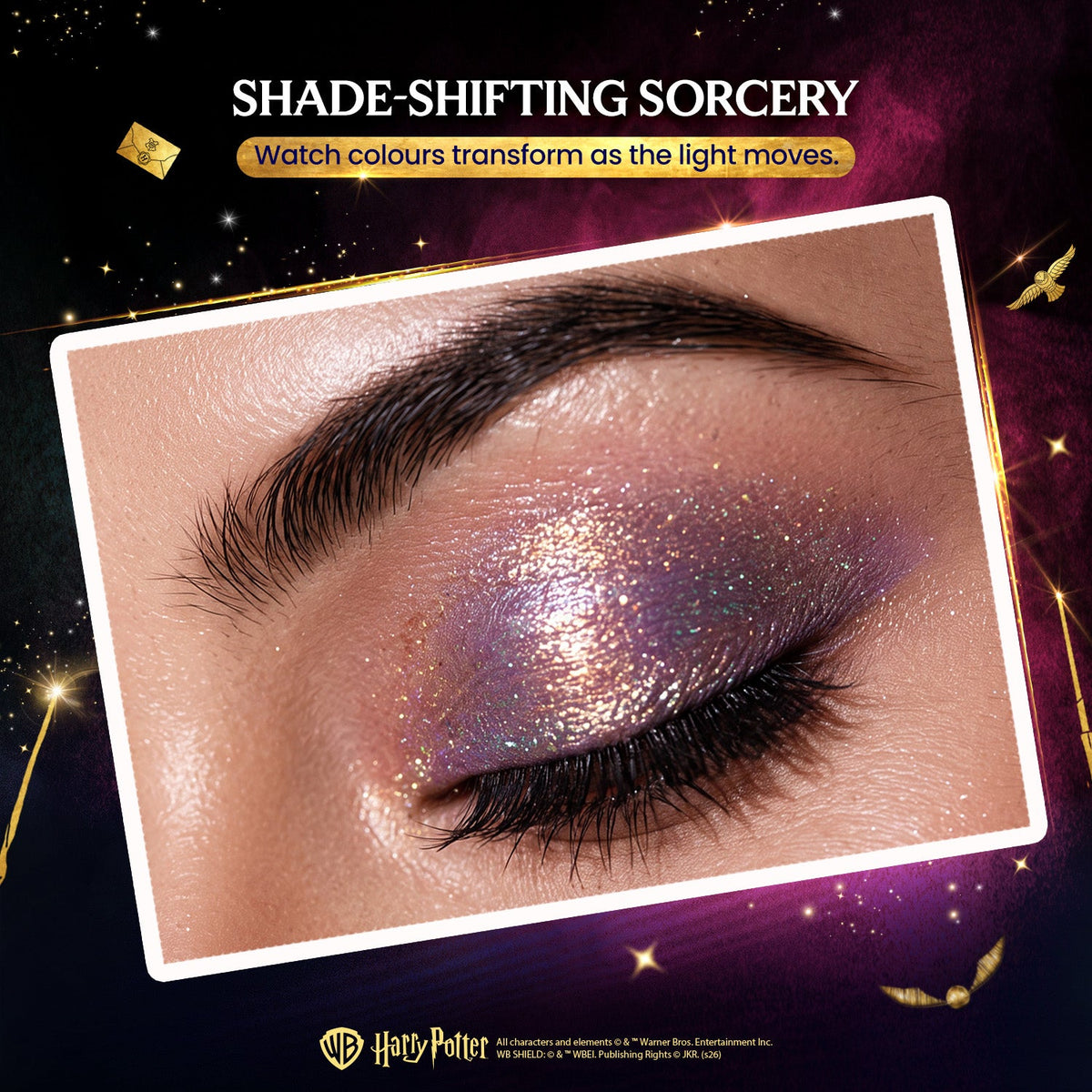 Swiss Beauty Gryffindor Red - House Pride Multichrome Eyeshadow - HP