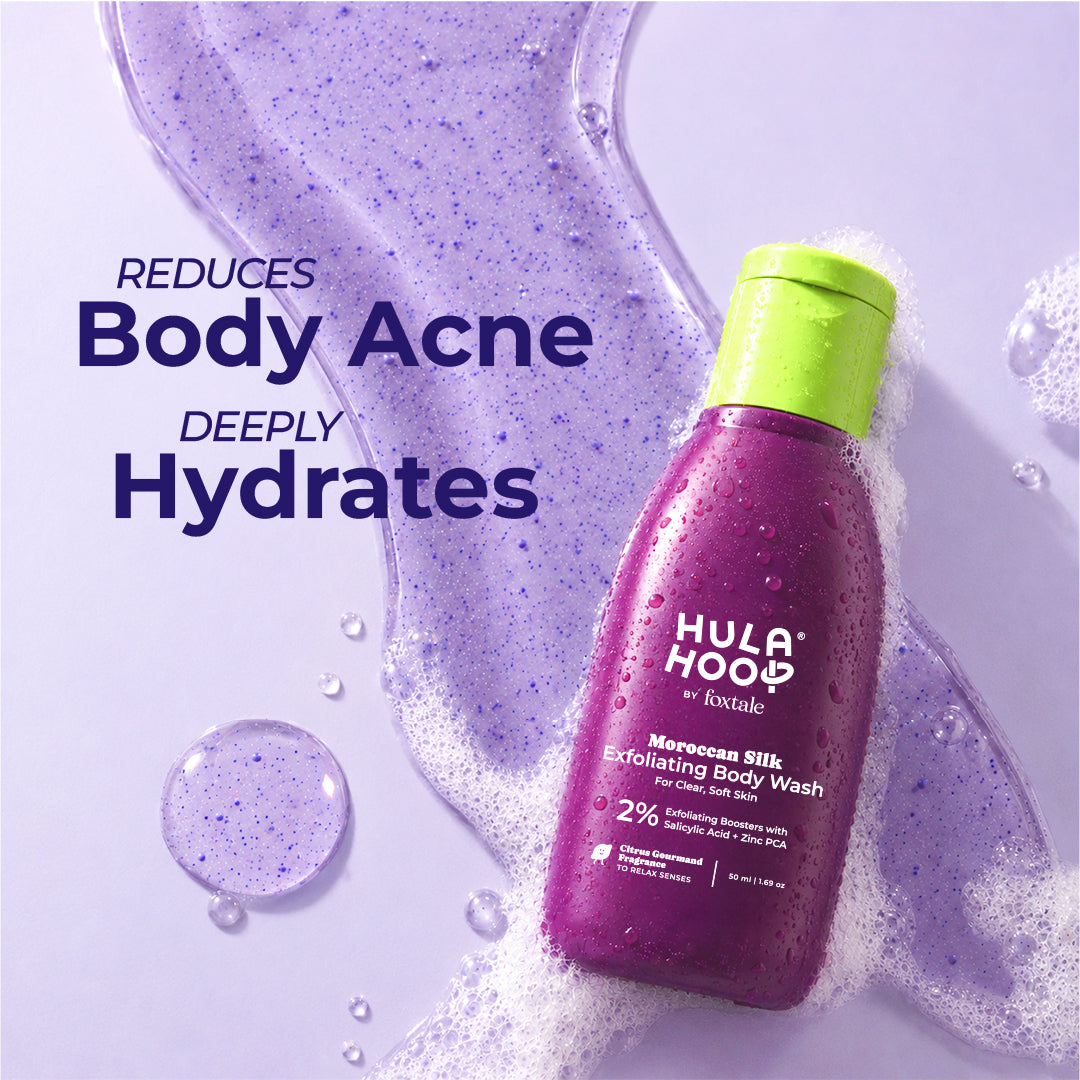Foxtale Hula Hoop Exfoliate & Brighten Body Wash Mini Kit