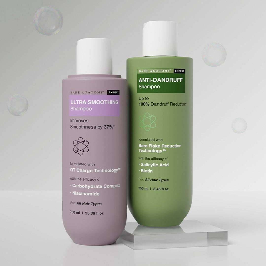 Bare Anatomy Smoothing & Anti-Dandruff Shampoo Combo