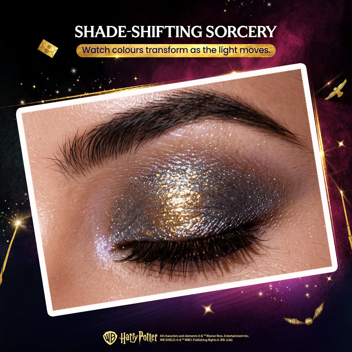 Swiss Beauty Gryffindor Red - House Pride Multichrome Eyeshadow - HP