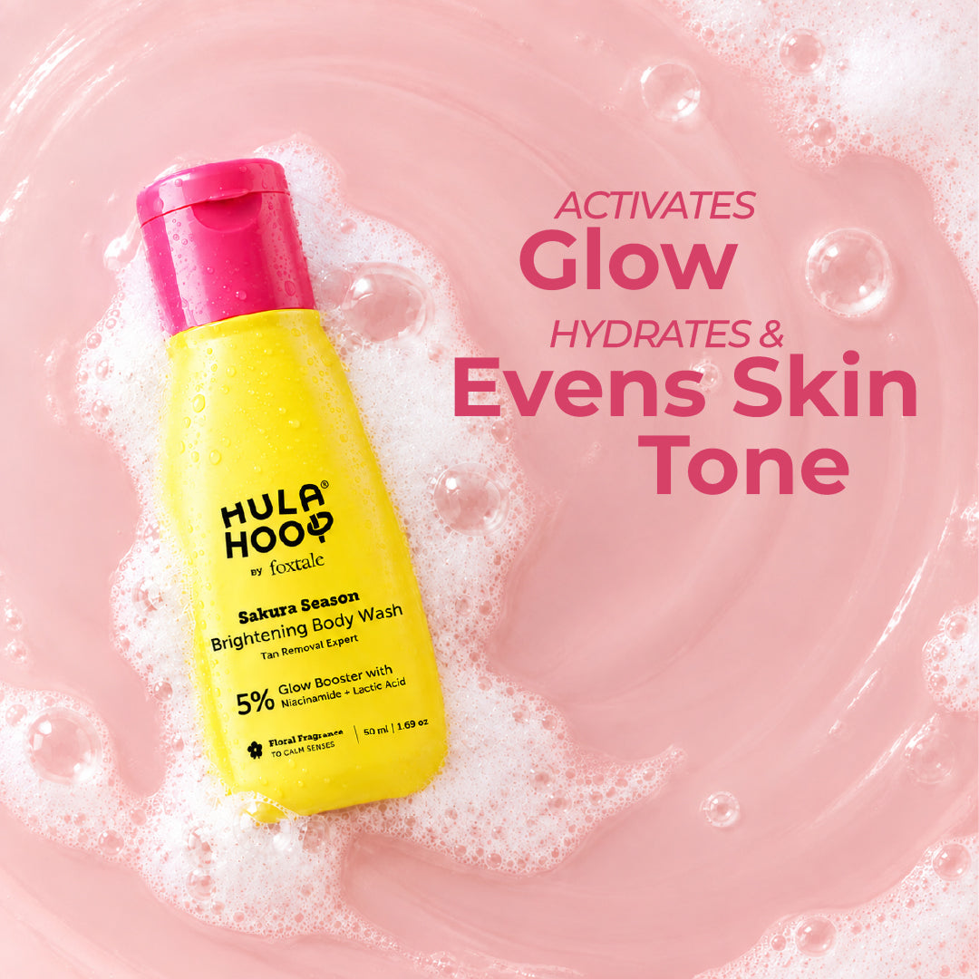 Foxtale Hula Hoop Exfoliate & Brighten Body Wash Mini Kit