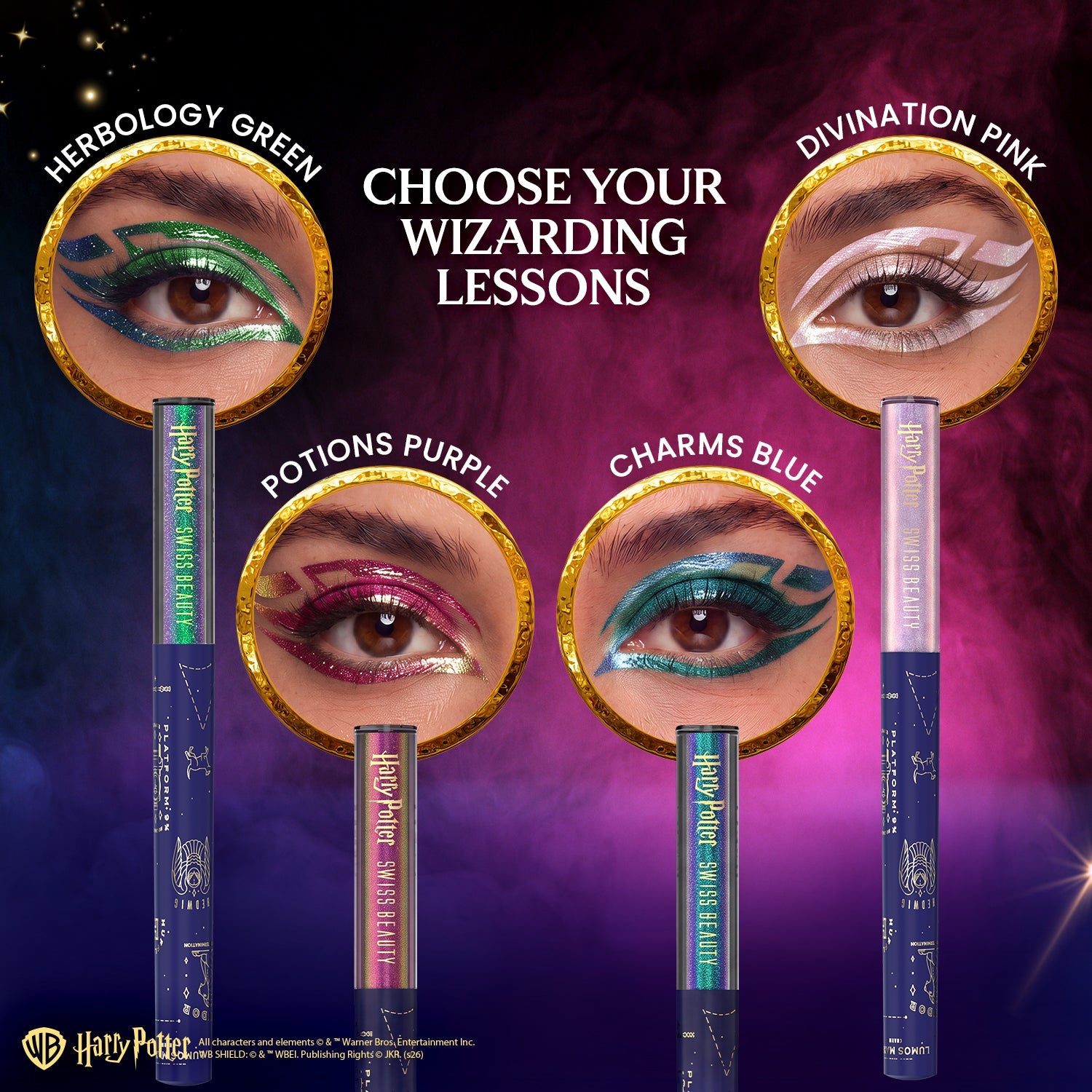 Swiss Beauty Potions Purple - Classy Multichrome Eyeliner - HP