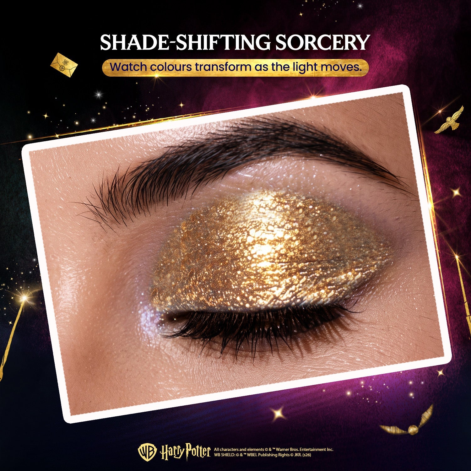 Swiss Beauty Gryffindor Red - House Pride Multichrome Eyeshadow - HP