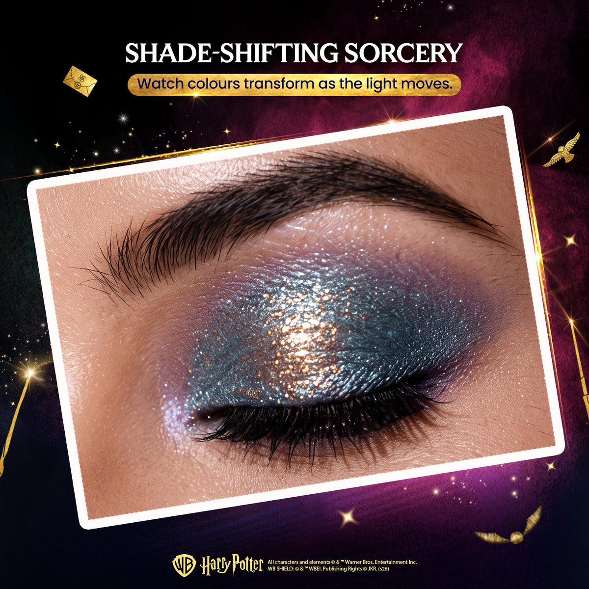 Swiss Beauty Gryffindor Red - House Pride Multichrome Eyeshadow - HP