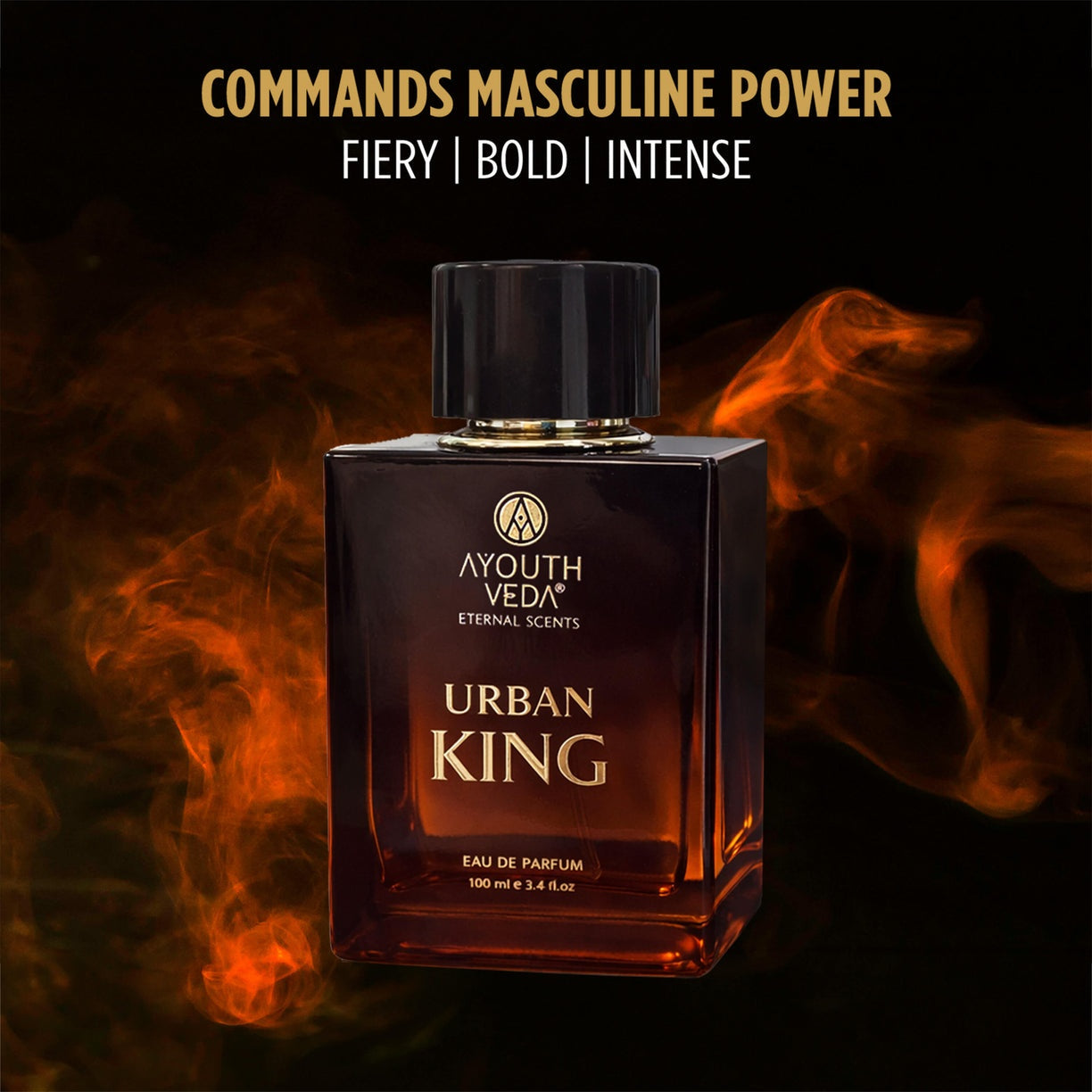 Ayouthveda Urban King Eau De Parfum for Men – Long Lasting Luxury Perfume (100ml)