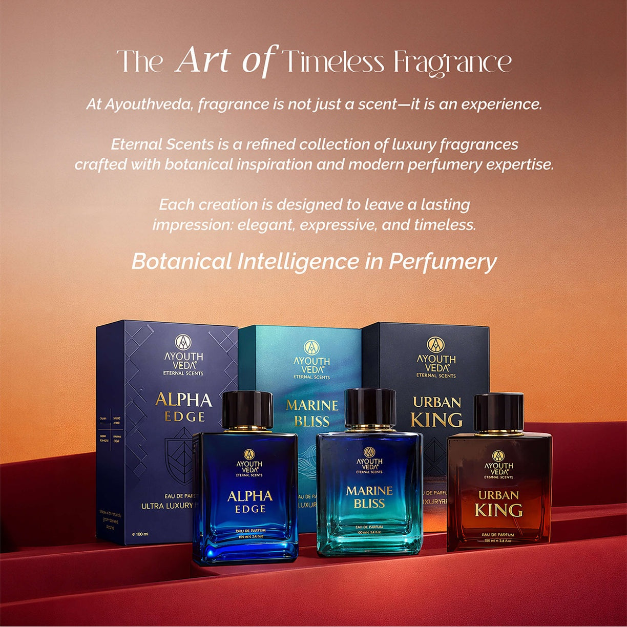 Ayouthveda Urban King Eau De Parfum for Men – Long Lasting Luxury Perfume (100ml)