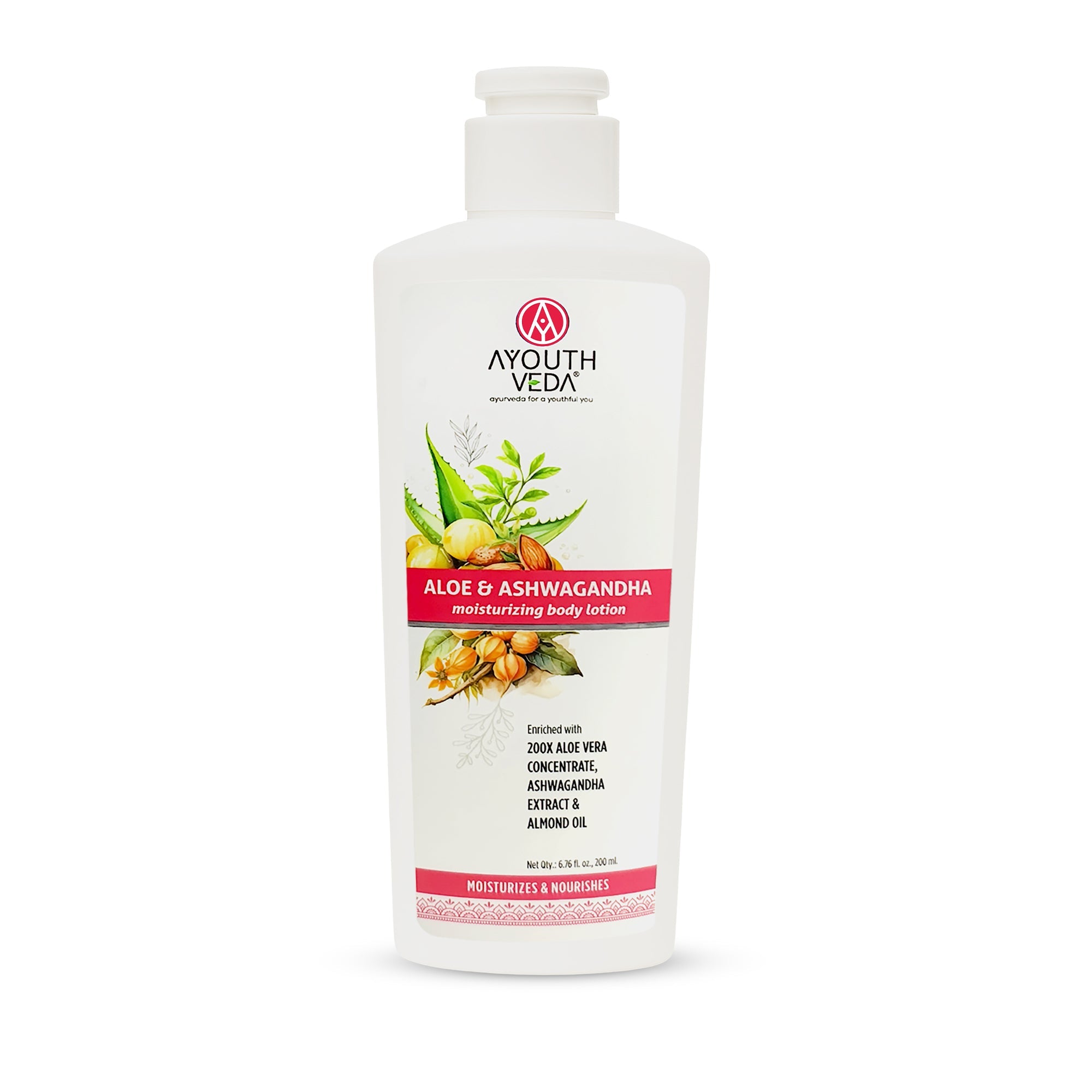 Ayouthveda Aloe & Ashwagandha Moisturizing Body Lotion