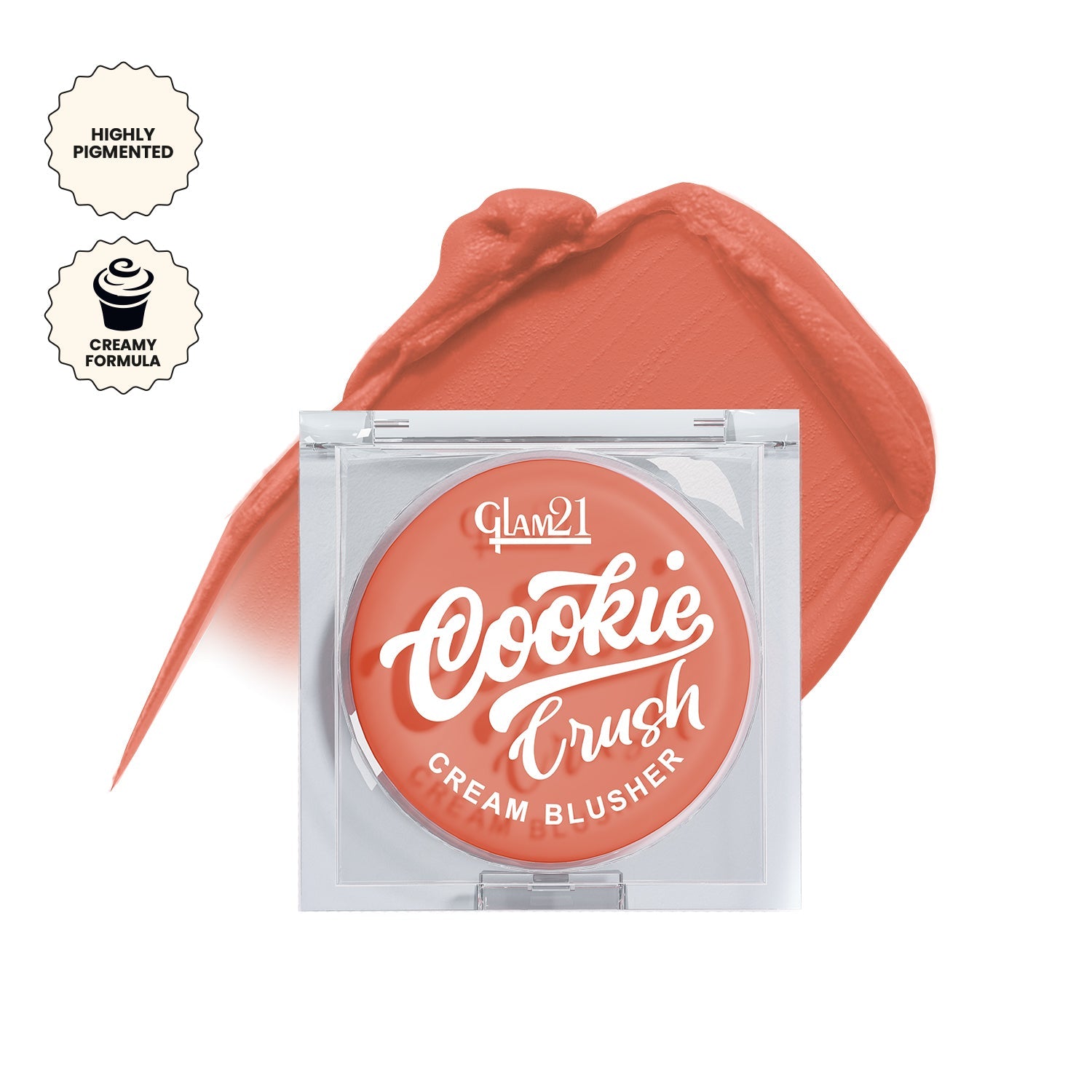 Glam21 Cookie Crush Cream Blusher - Nude Crumble