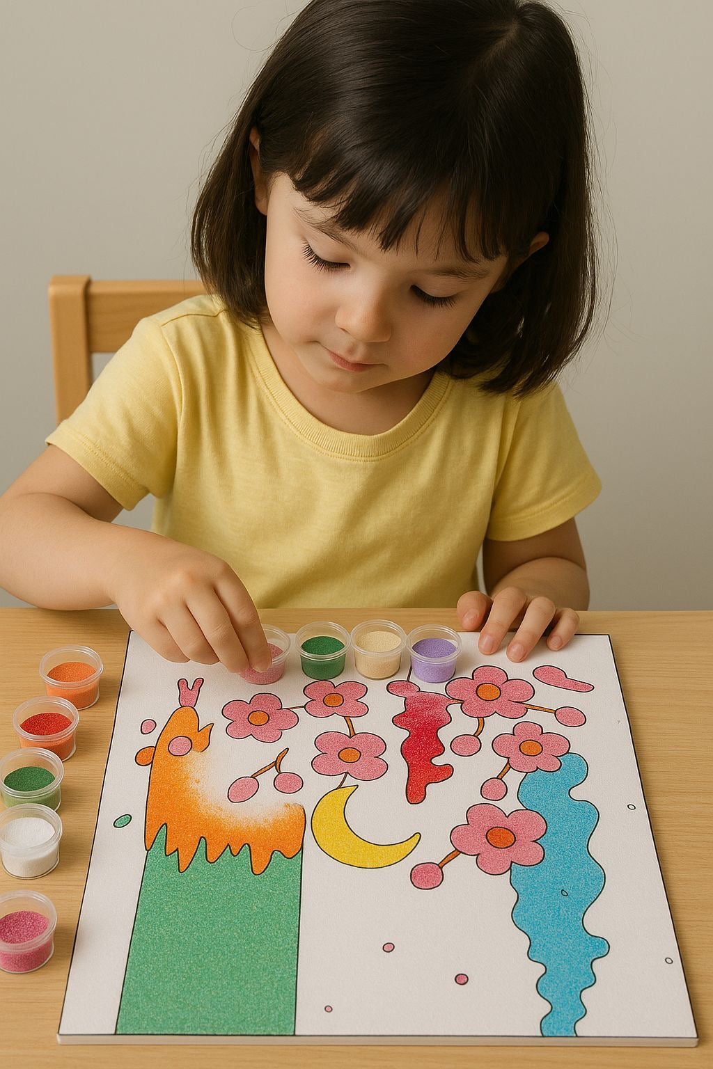 Dimorra Kids X Sand Painting - Moon Struck