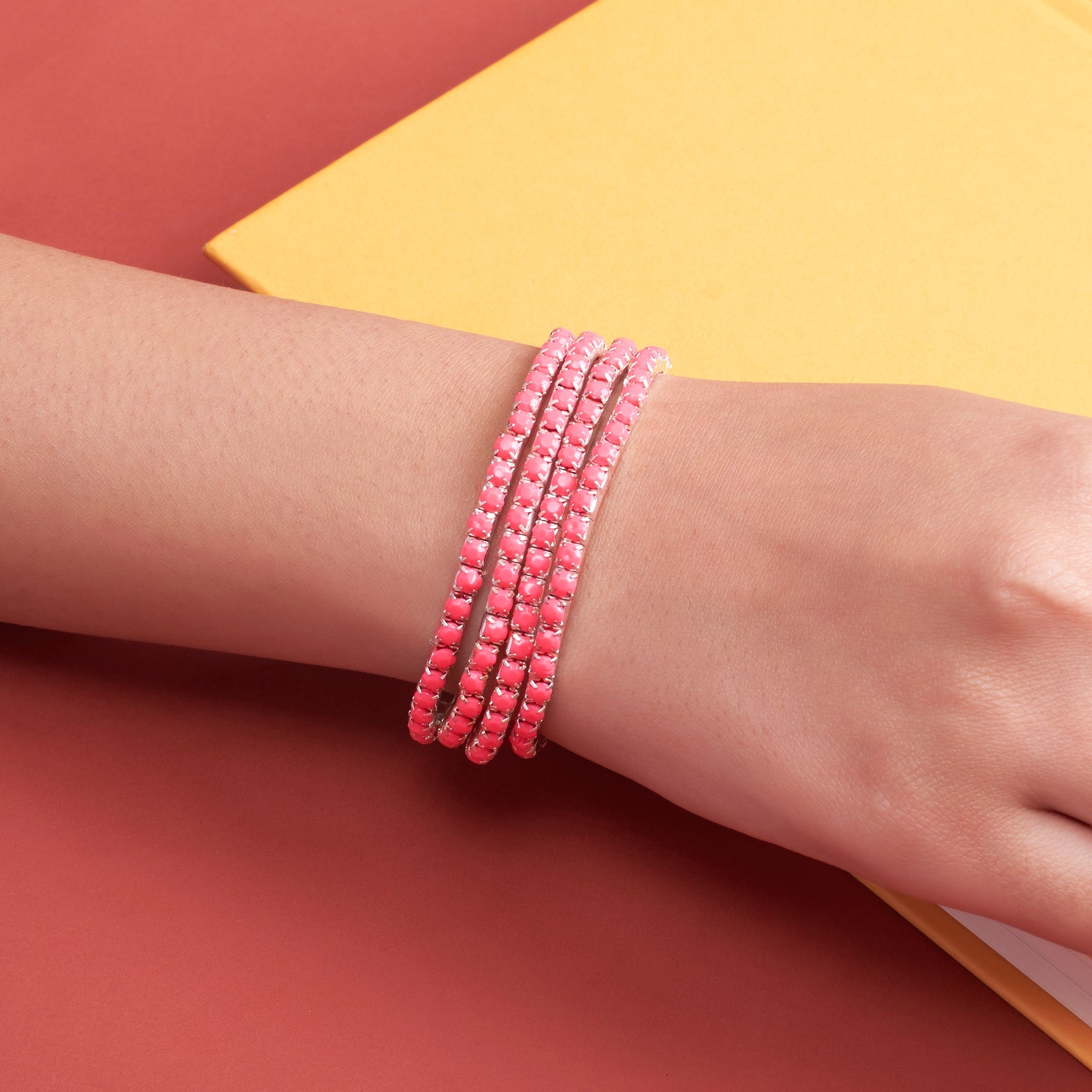 Salty Set of 4 ElectricRose Stretchable Band