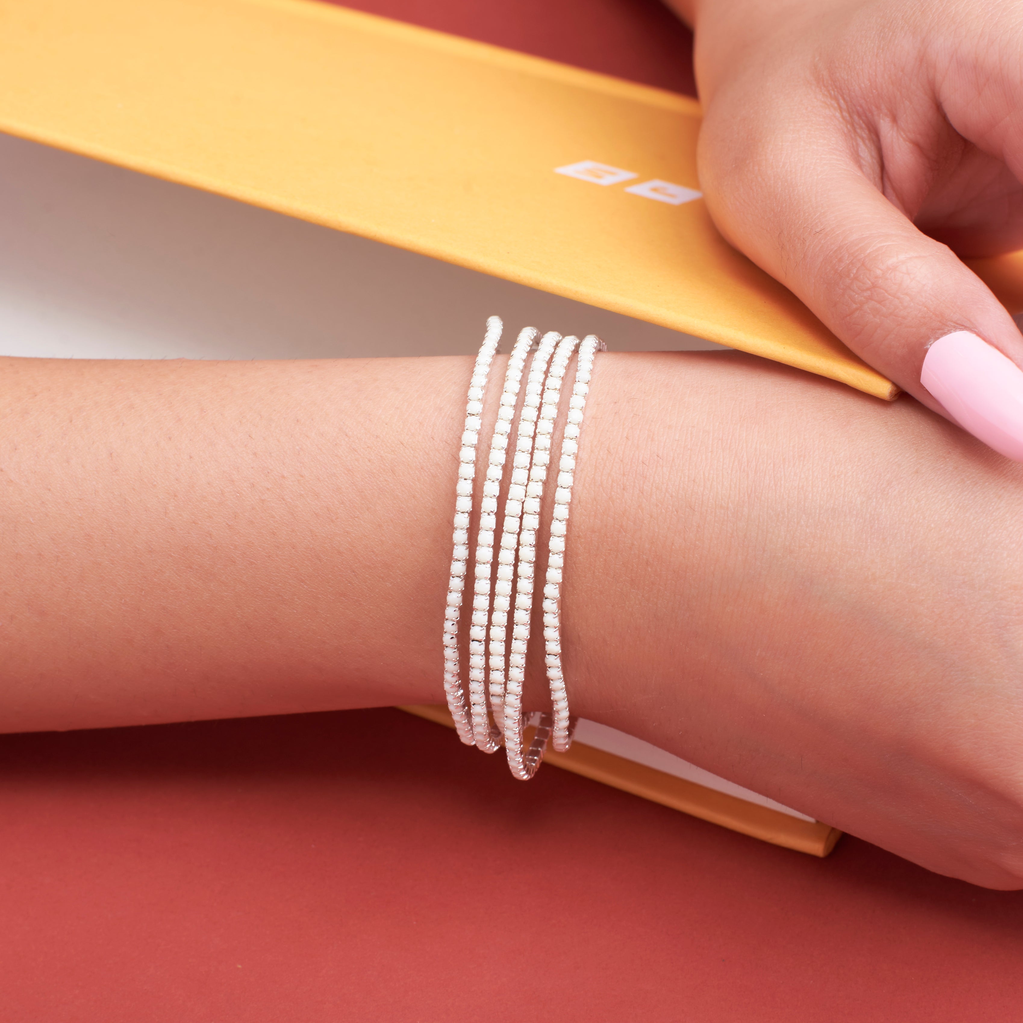 Salty Marshmallow Stretchable Bands (Set of 5)