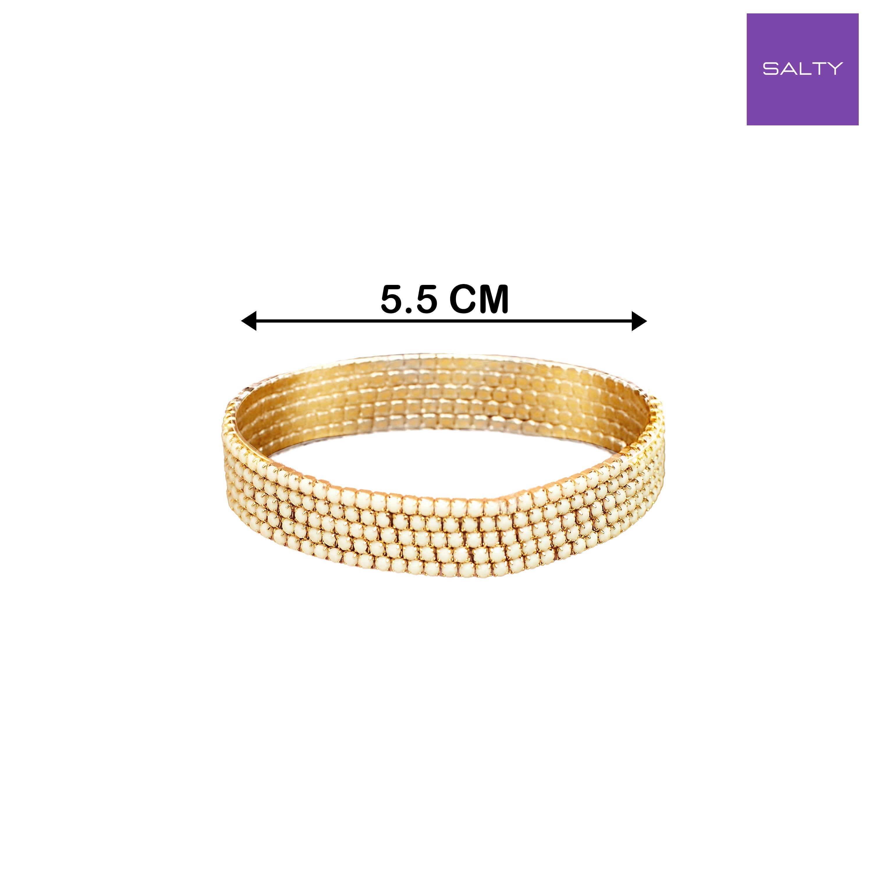 Salty Pearl Glow Stretchable Bands (Set of 5)