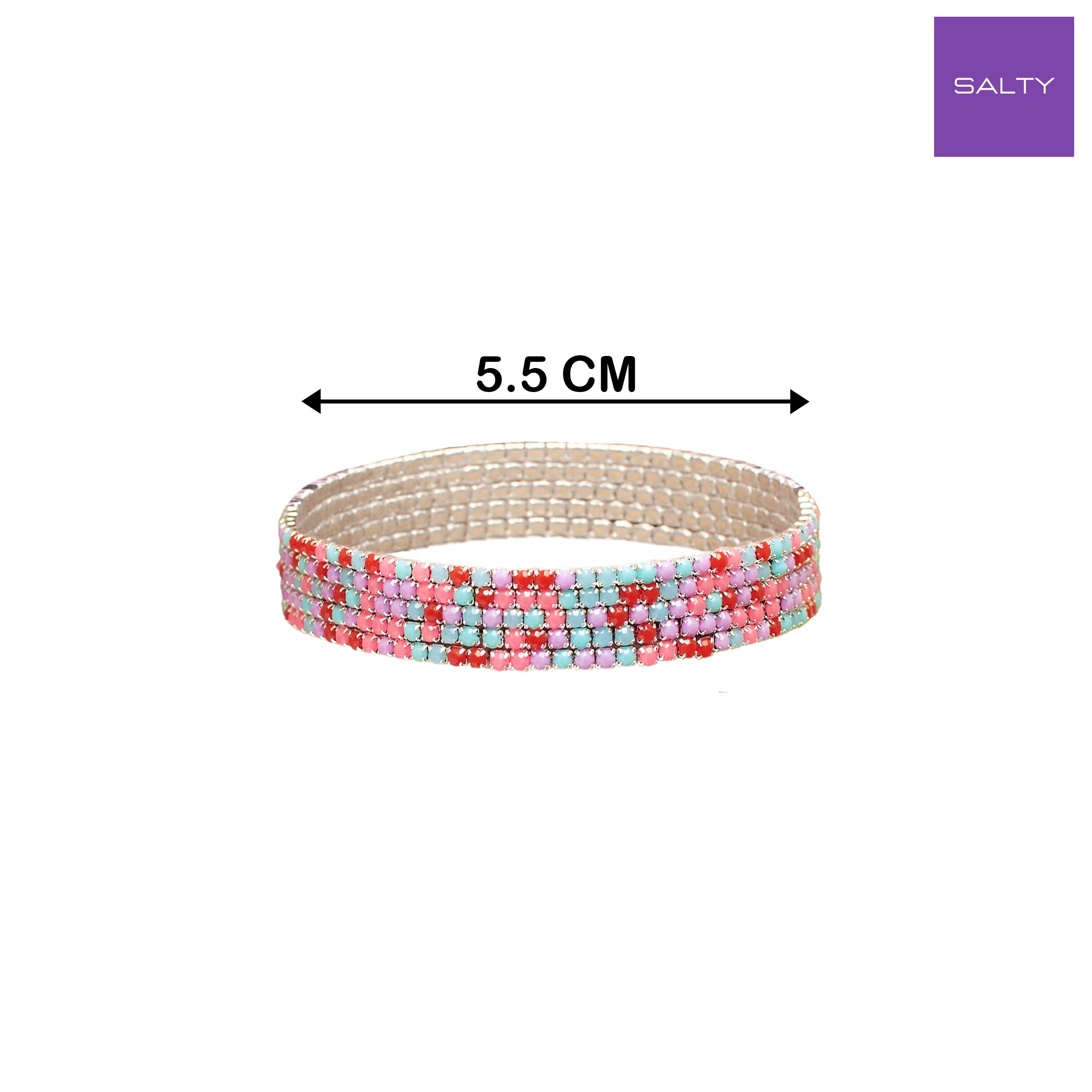 Salty Rosy Blueberry Stretchable Bands (Set of 5)