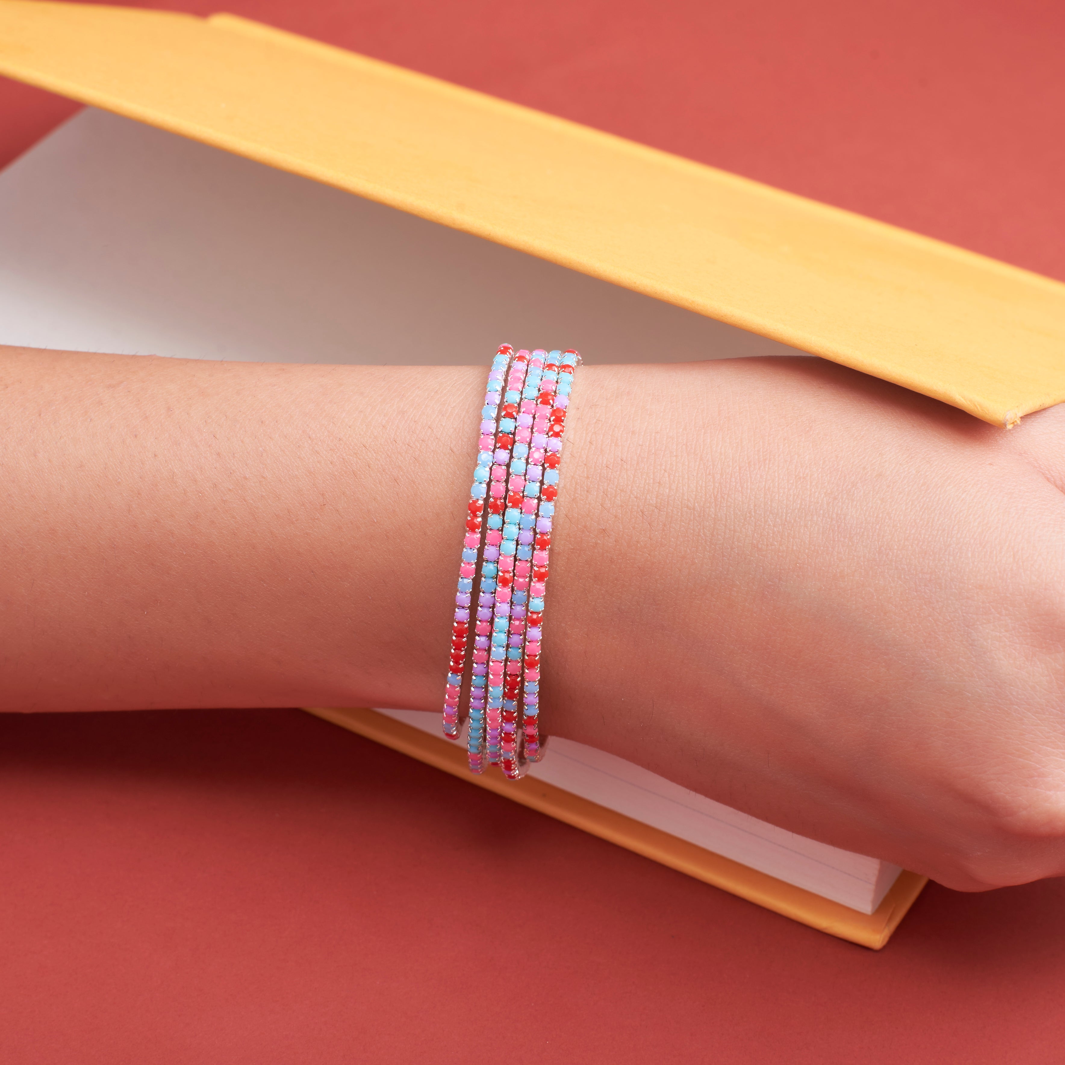 Salty Rosy Blueberry Stretchable Bands (Set of 5)