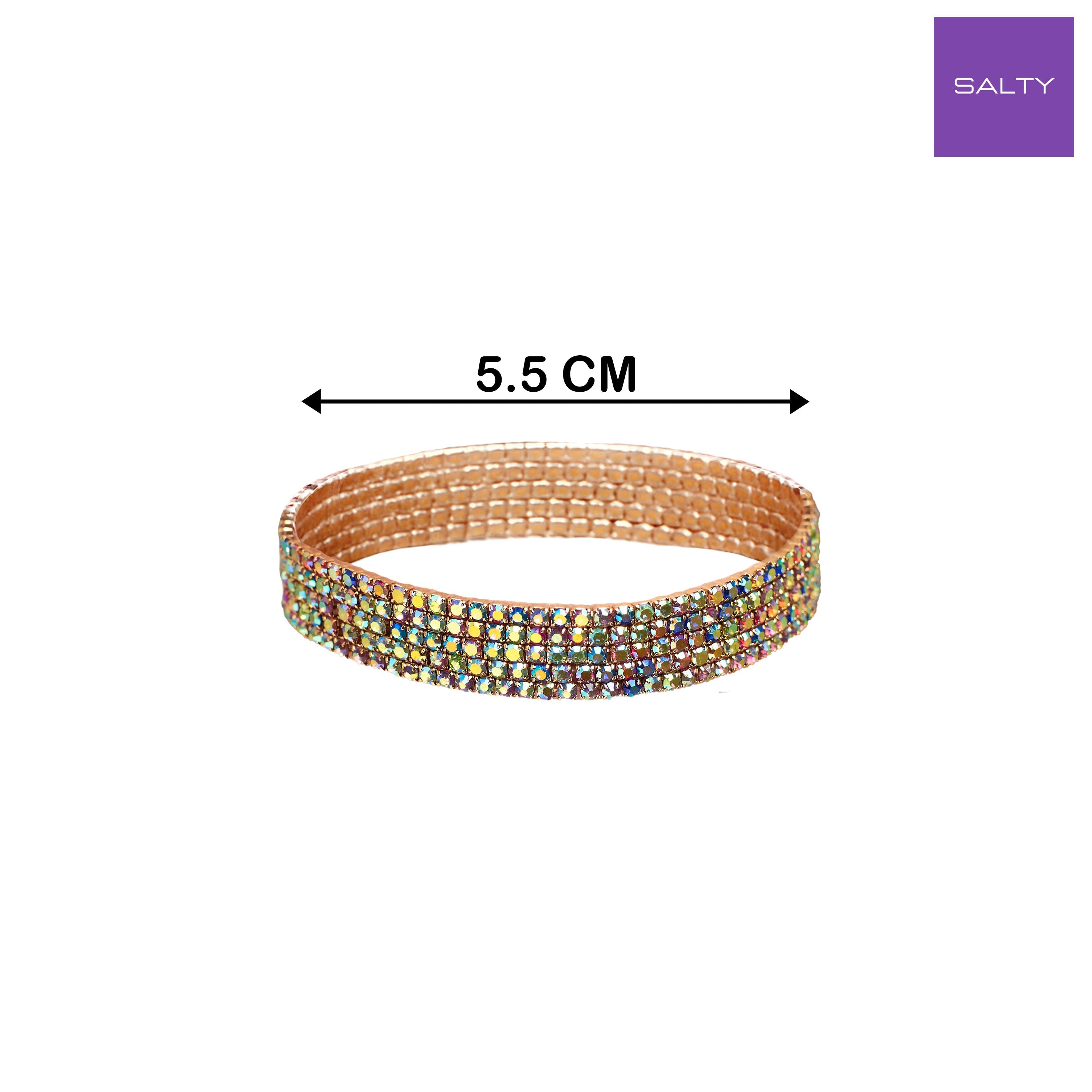Salty Dazzling Diamond Stretchable Bands (Set of 5)