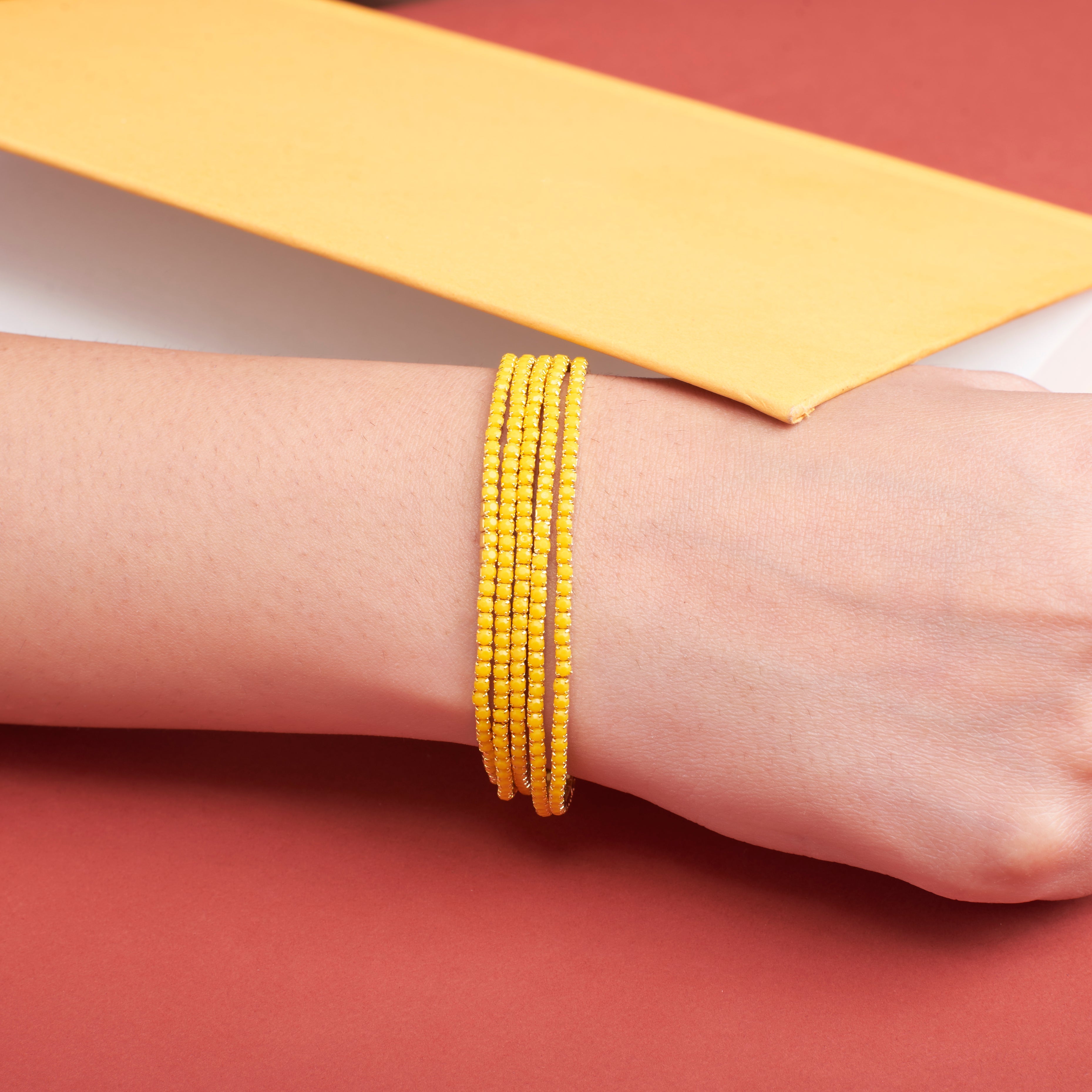Salty Butterscotch Stretchable Bands (Set of 5)