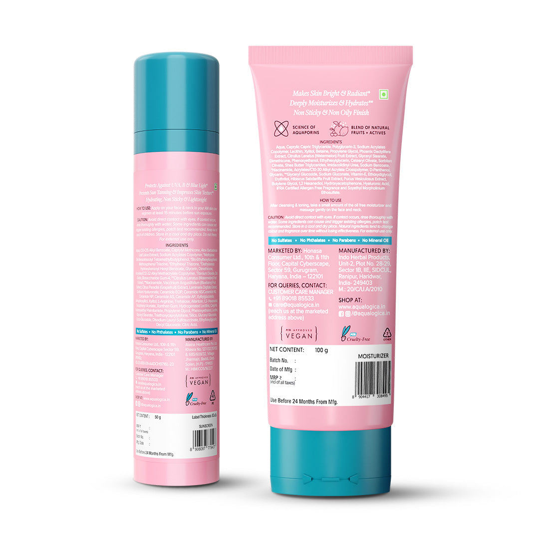 Aqualogica Radiance+ Protect & Glow Duo