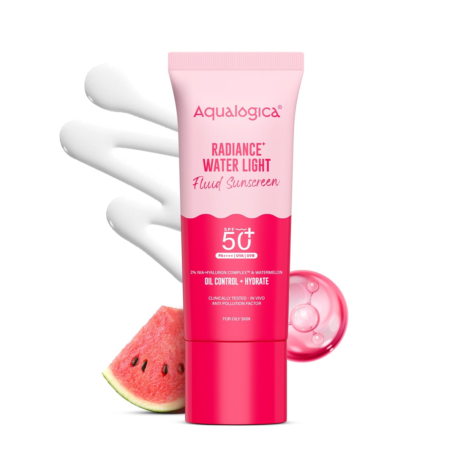 Aqualogica Radiance+ Water Light Fluid Sunscreen - 50g