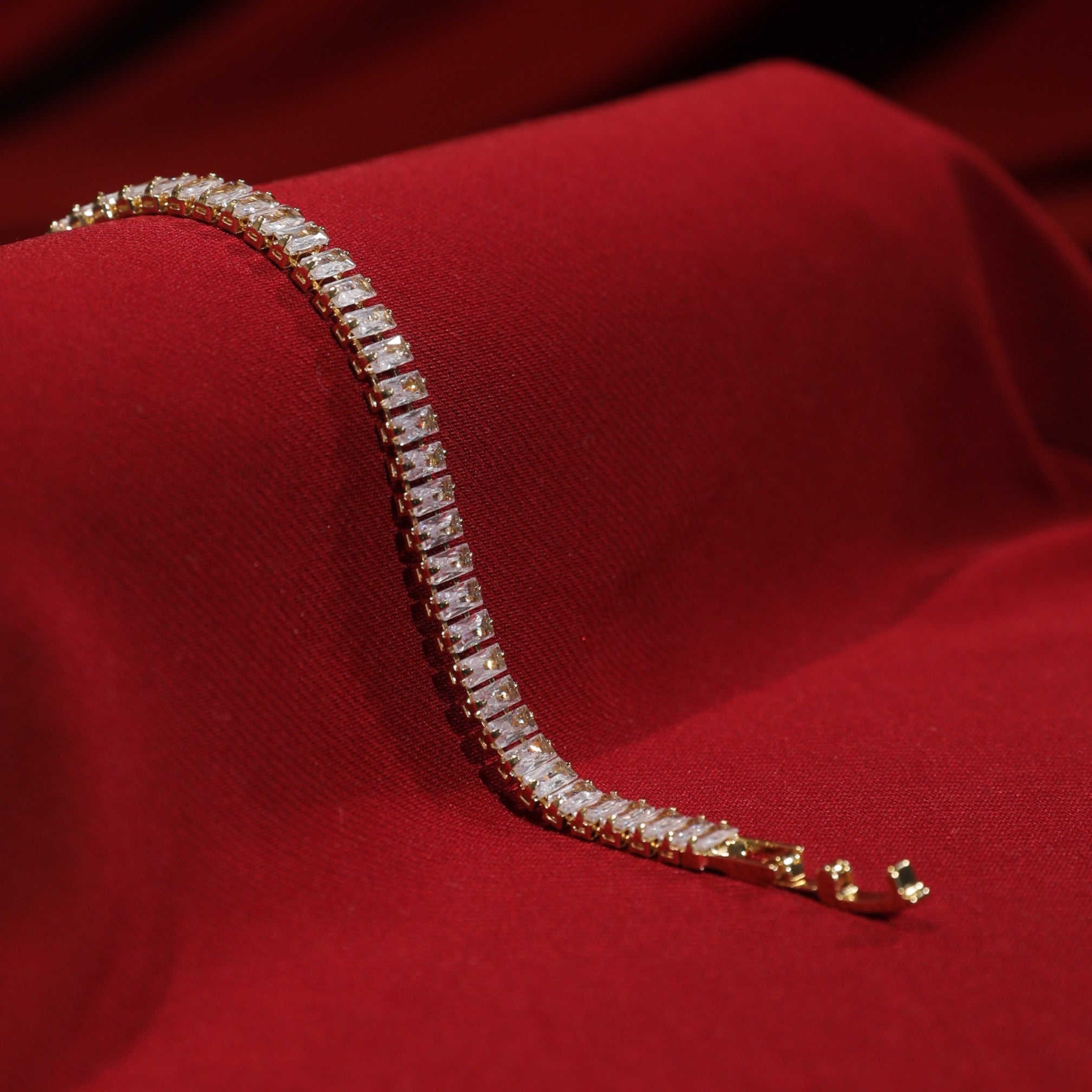 Salty Glimmer Diamond Tennis Bracelet