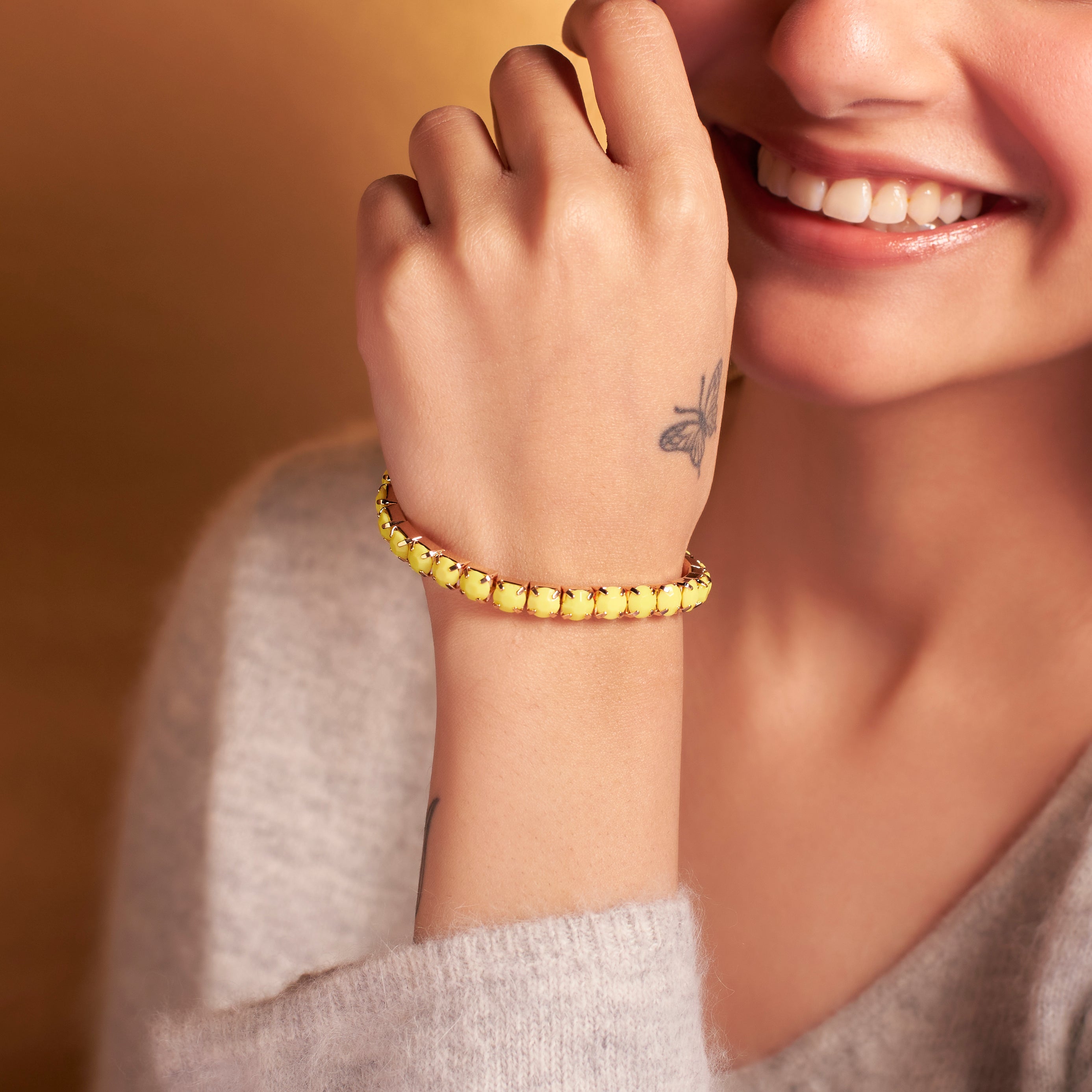 Salty Lemon Flex Stretchable Tennis Band