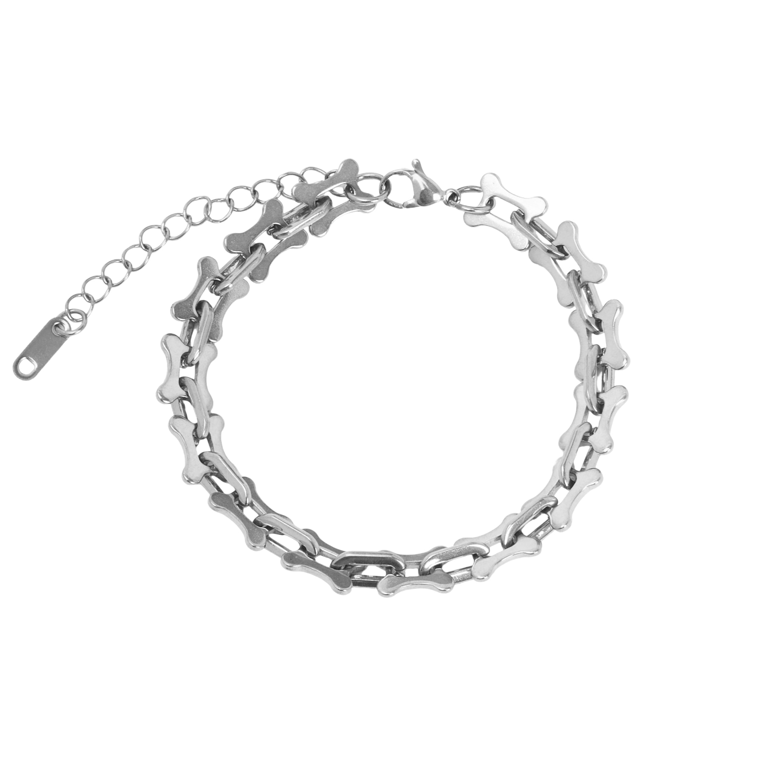Salty Dainty Chain Silver Bracelet