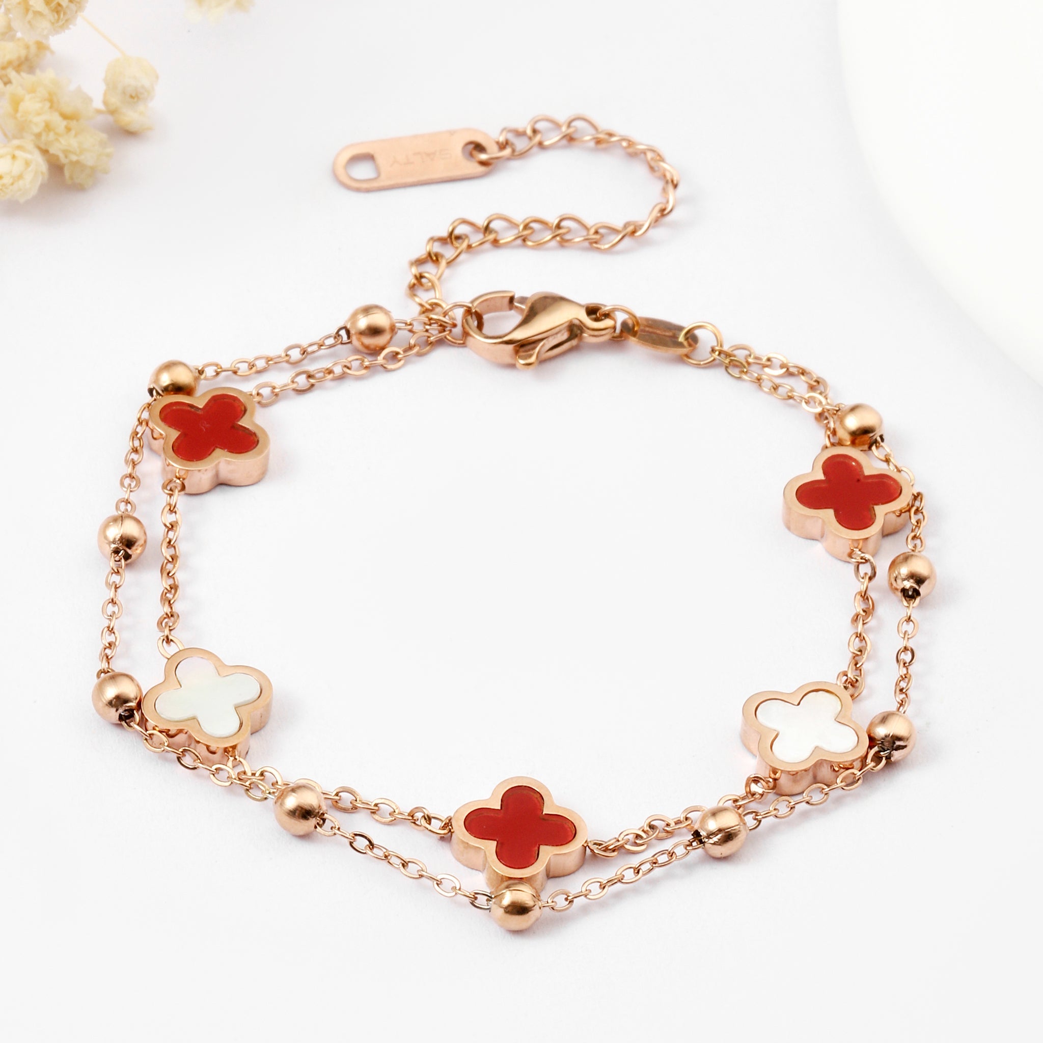 Salty Lucky Clover Bracelet