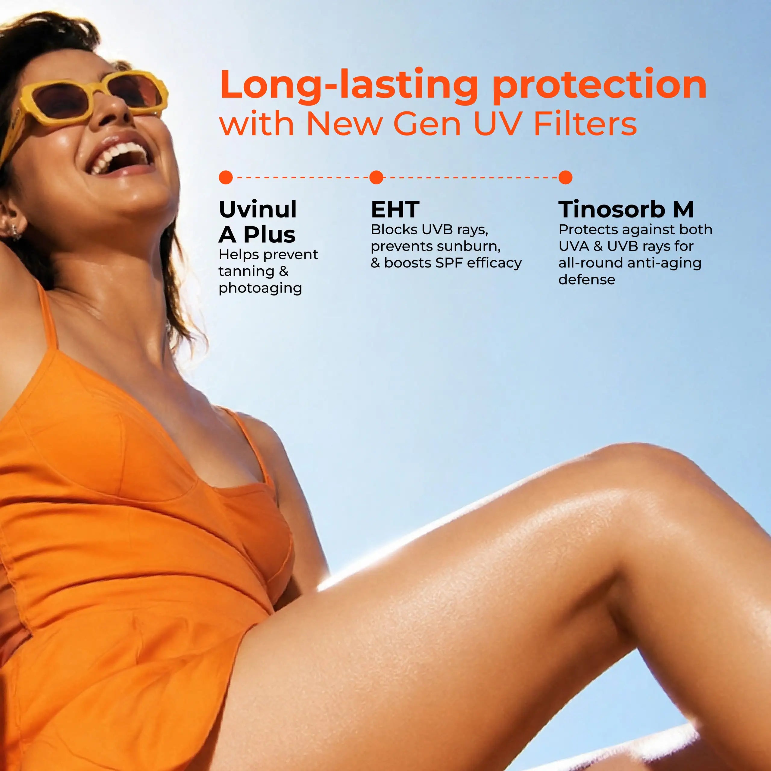 Foxtale Hula Hoop Golden Armour Body Glow Sunscreen SPF 50, In-Vivo Tested with PA+++