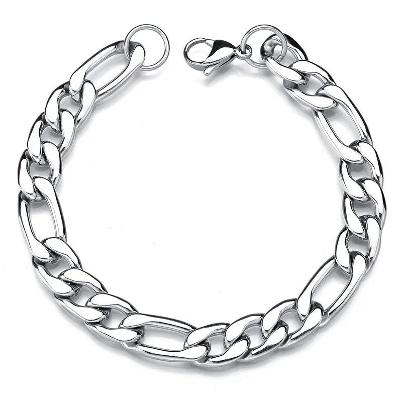 Salty Biker Silver Bracelet