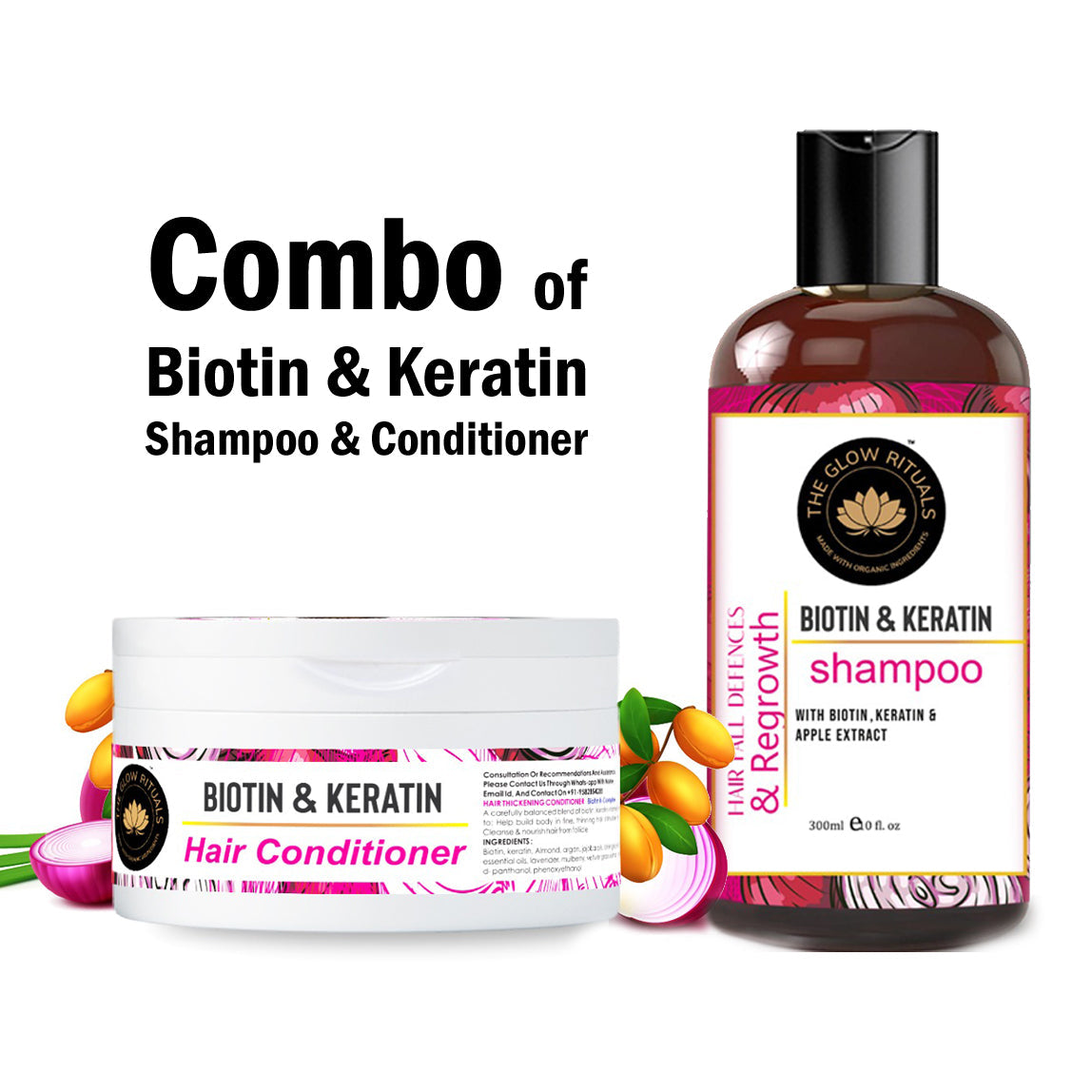 The glow rituals Biotin Shampoo & Conditioner Combo