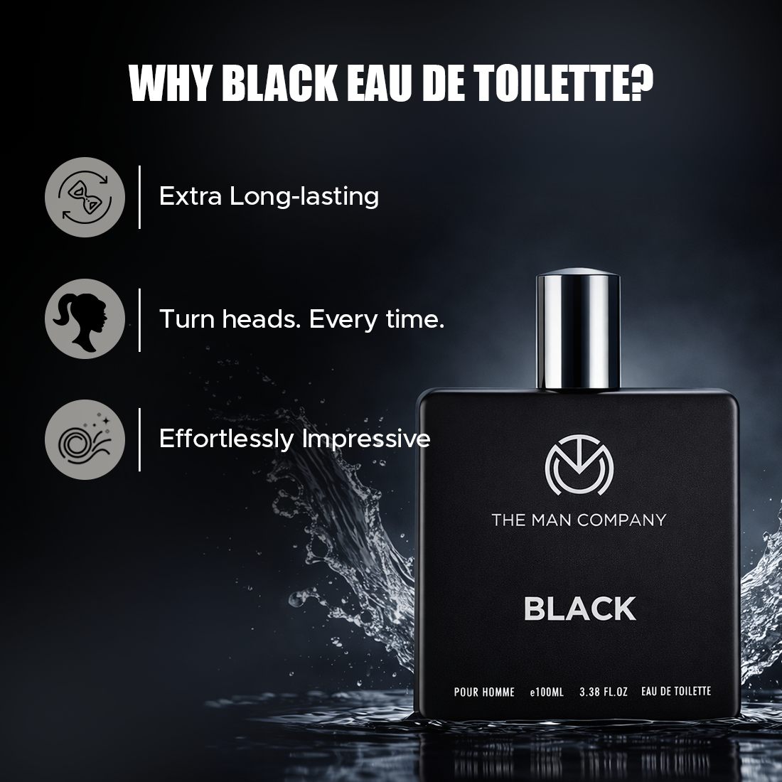 The Man Company Black Perfume - 100ml