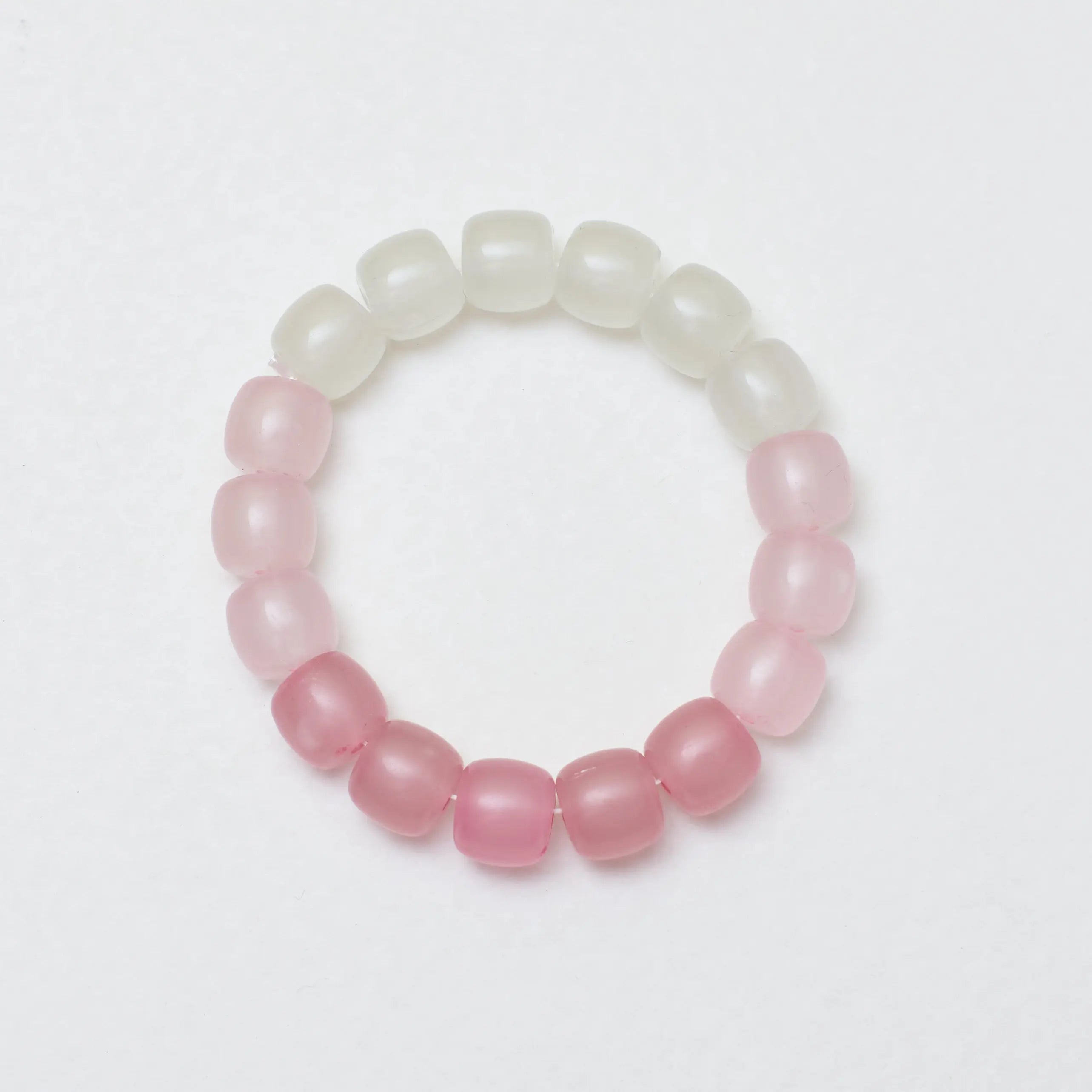 Salty Blushing Blossom Beaded Band