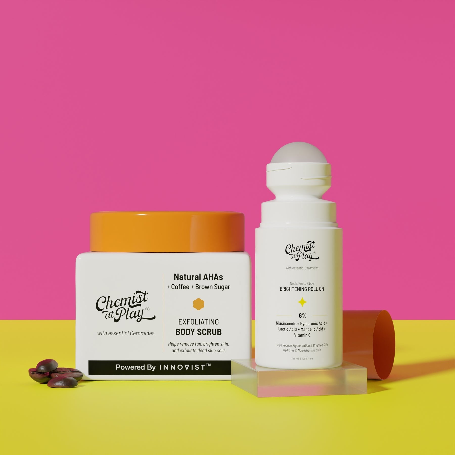 Chemist at Play The Feel-Good Body Combo - Exfoliating Body Scrub & NKE