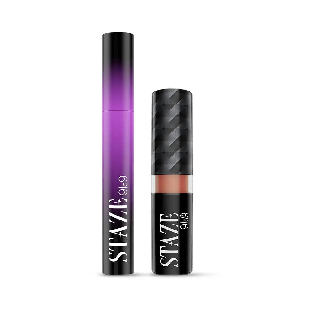 Staze Velvet Kiss Bullet Lipstick with Mascara