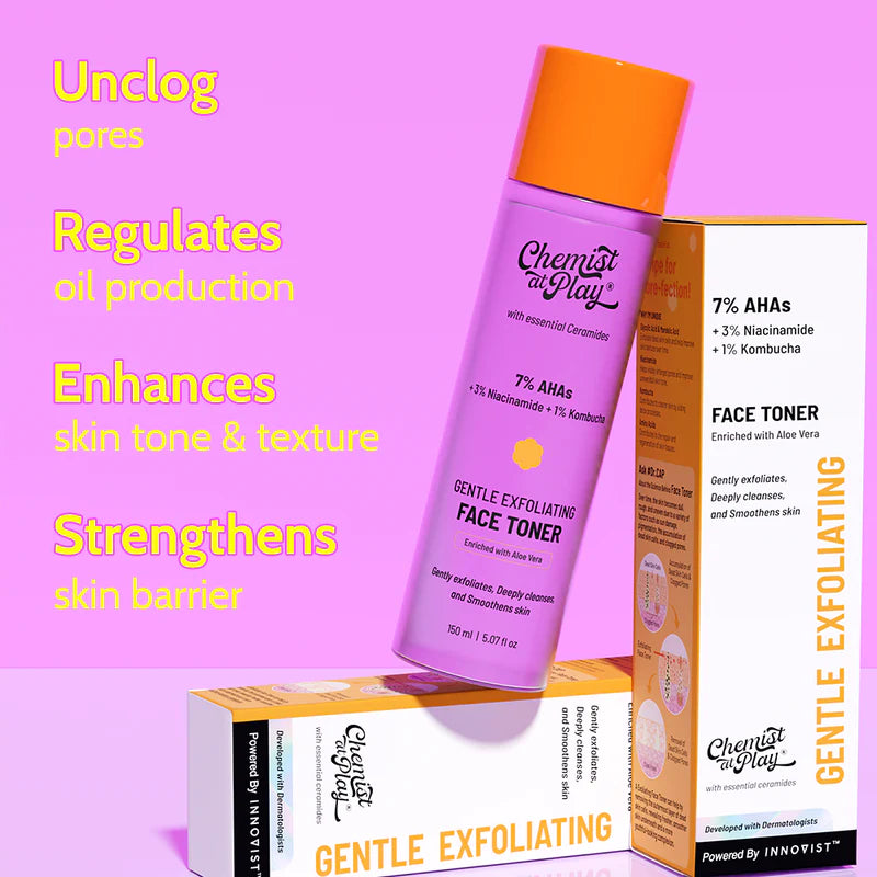 Chemist at Play Glycolic Acid Face Toner - 150ml