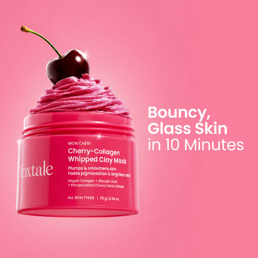 Foxtale Cherry Collagen Clay Mask + Radiance De-Tan Mask (combo)